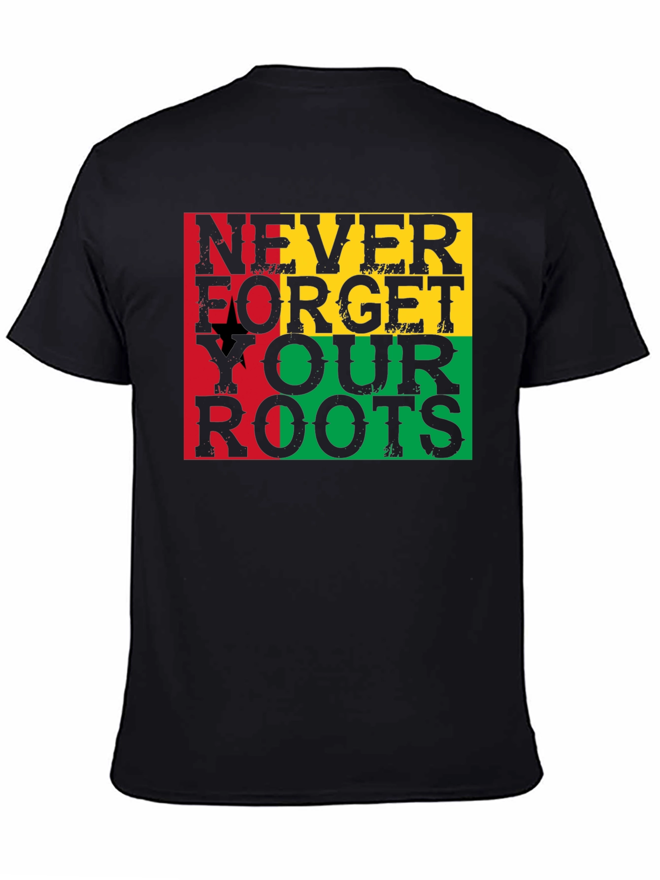Rasta Roots T-Shirt - Never Forget Your Roots