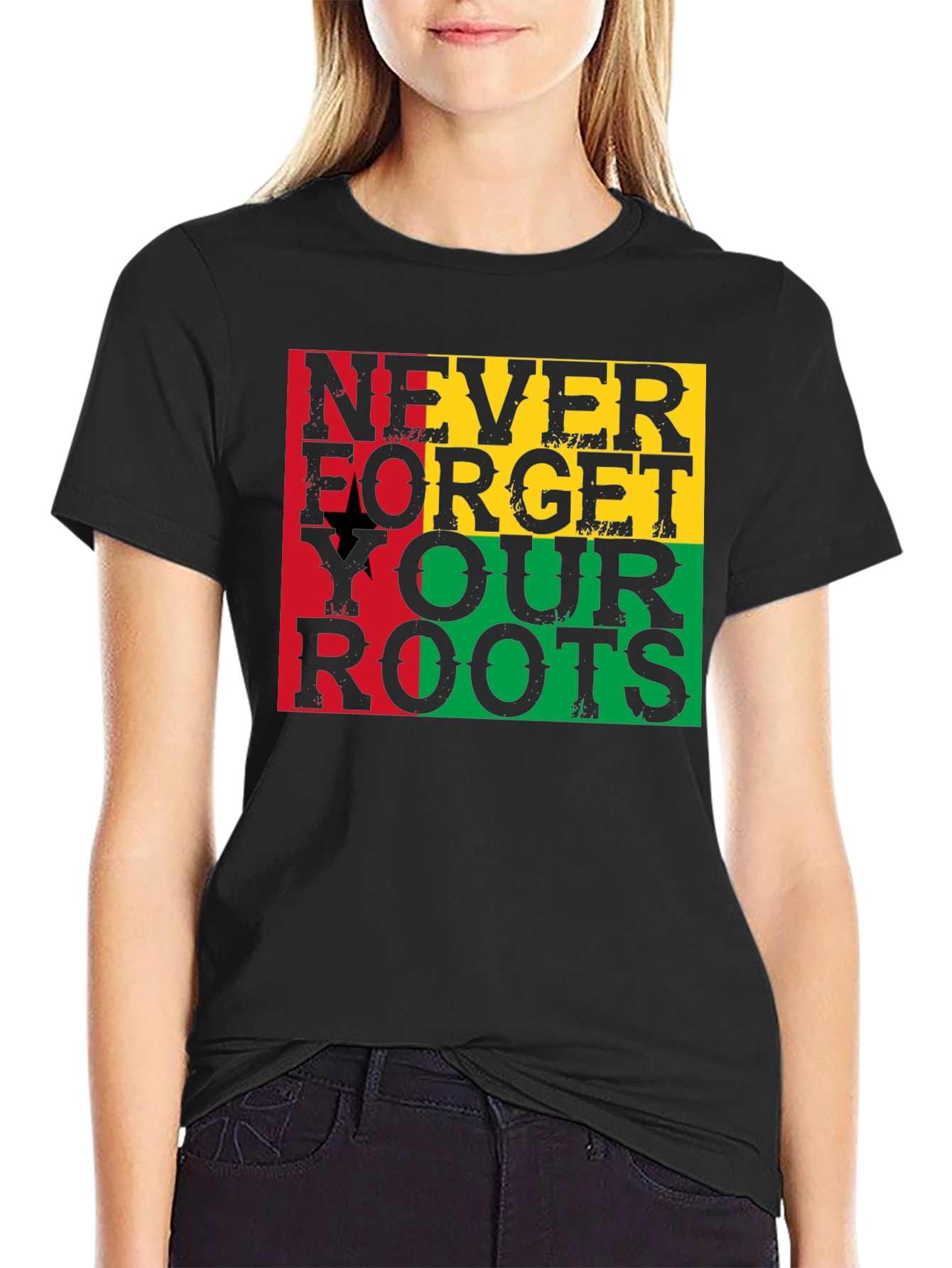 Rasta Roots T-Shirt - Never Forget Your Roots