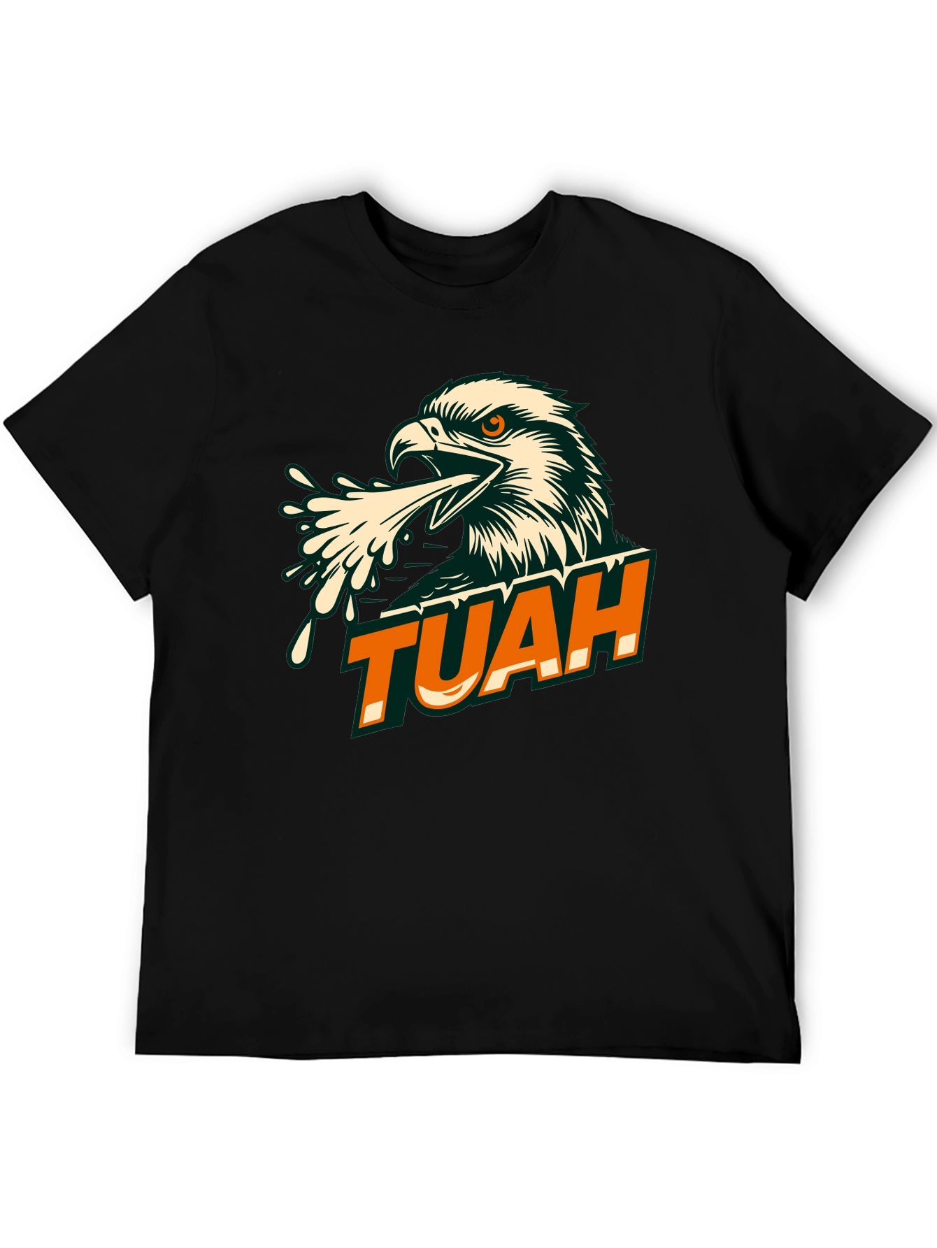 TUAH Eagle Graphic Tee - Black