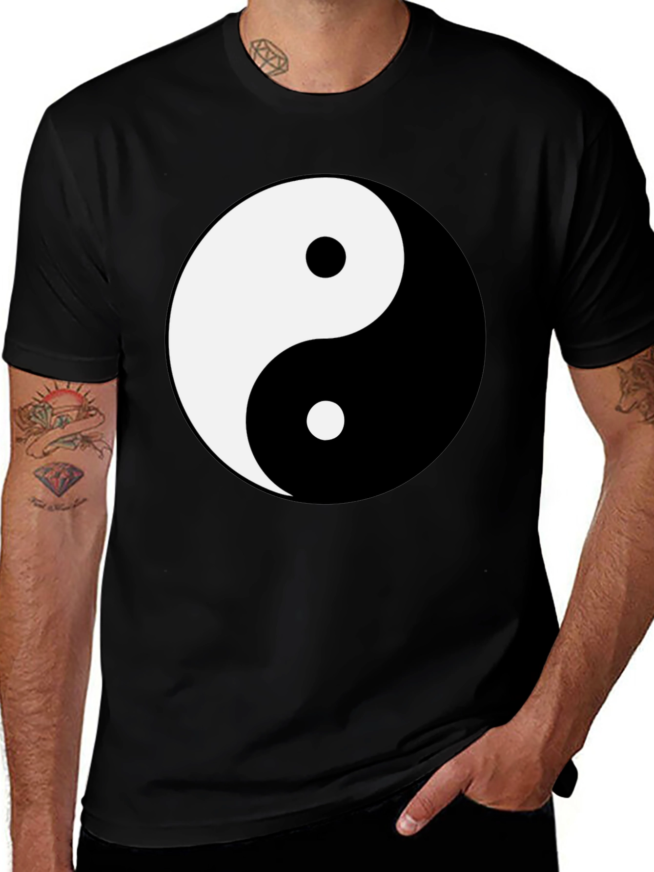Yin Yang Graphic Tee - Balance & Harmony