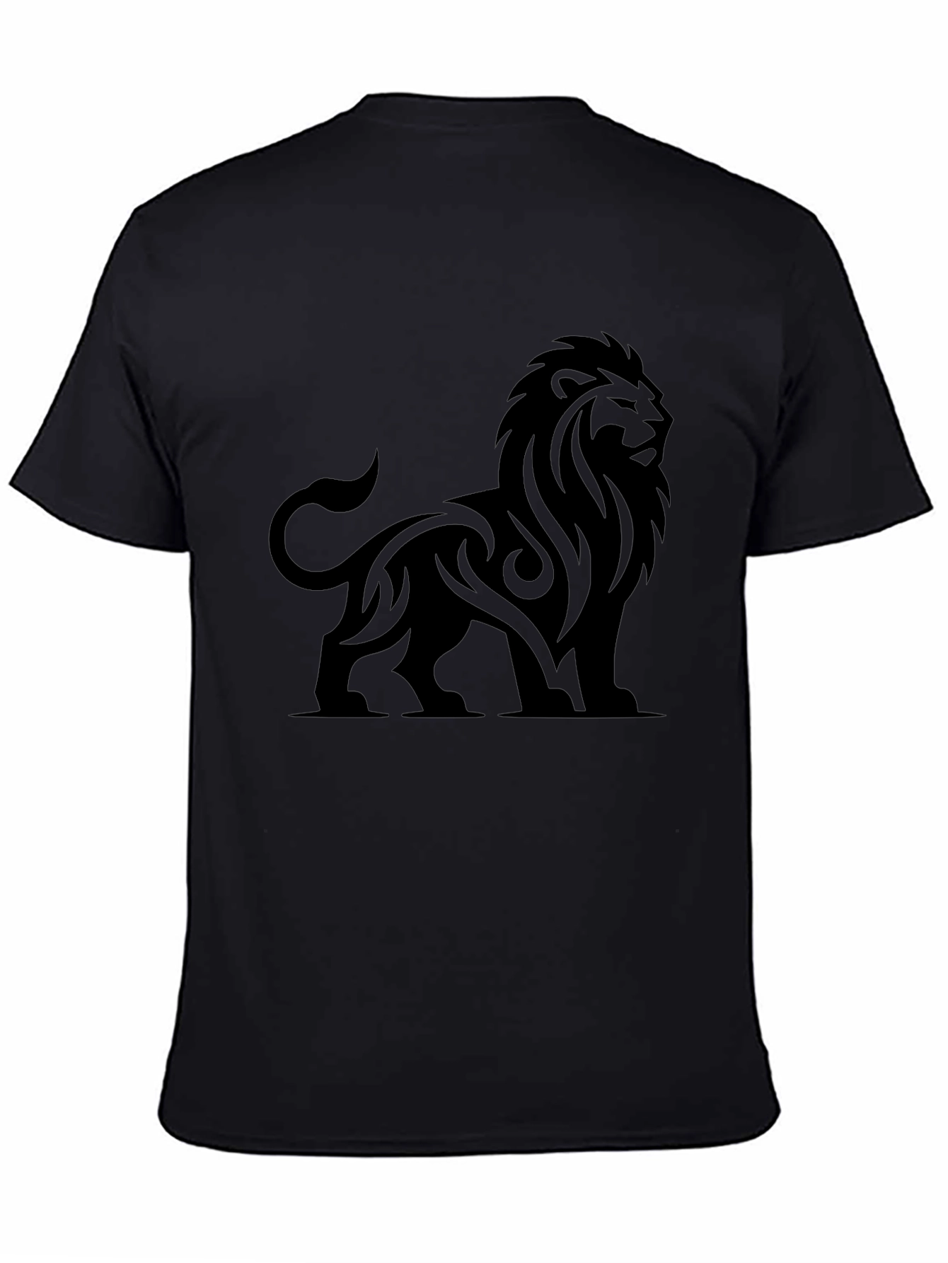 Lion Graphic Tee - Classic Black T-Shirt