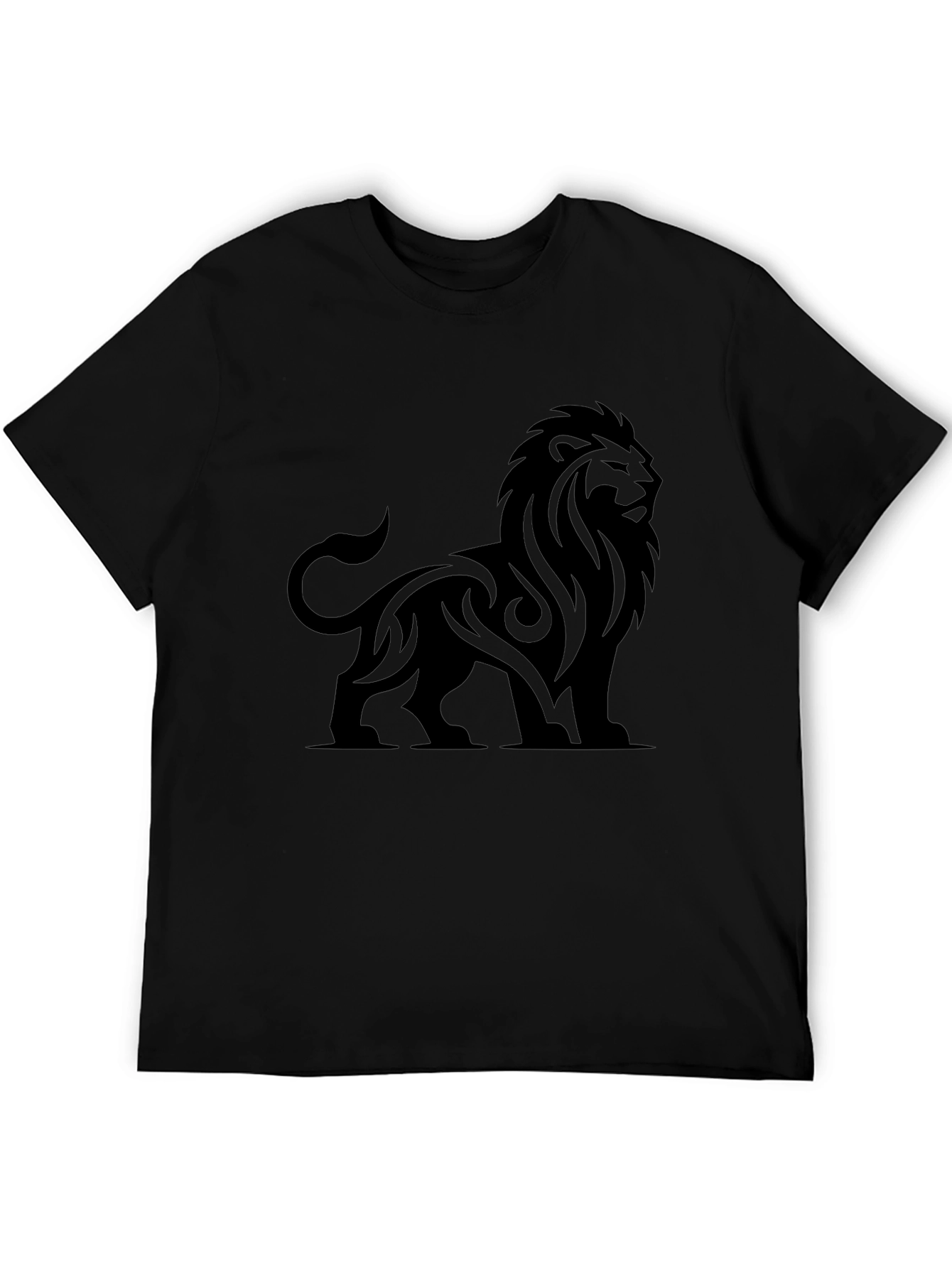 Lion Graphic Tee - Classic Black T-Shirt