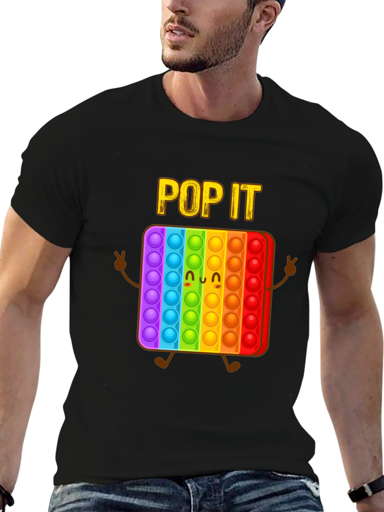 Pop It T-Shirt - Trendy Graphic Tee