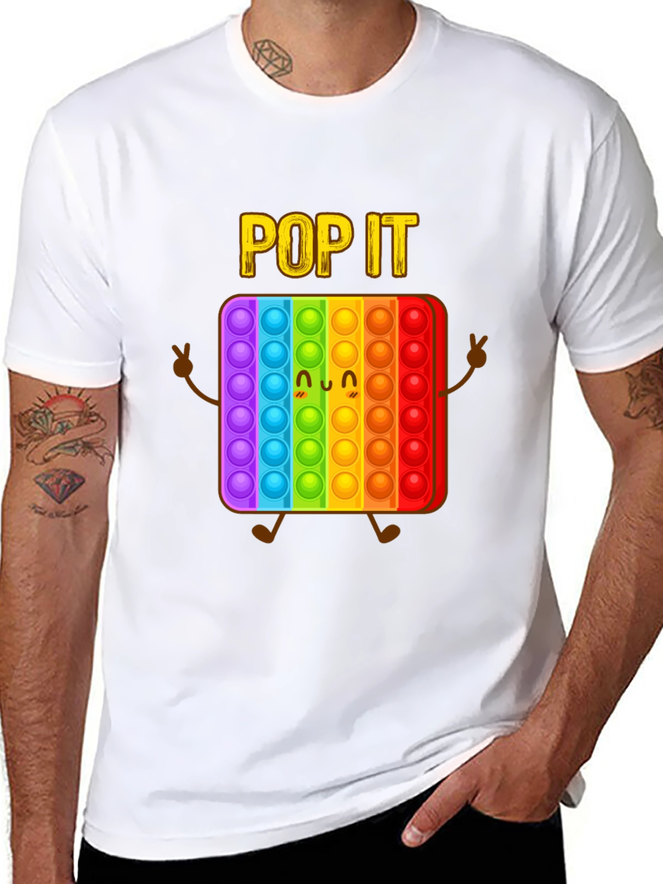 Pop It T-Shirt - Trendy Graphic Tee