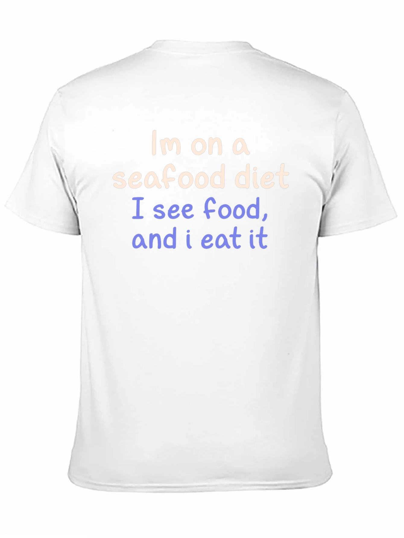Seafood Diet Funny Graphic Tee