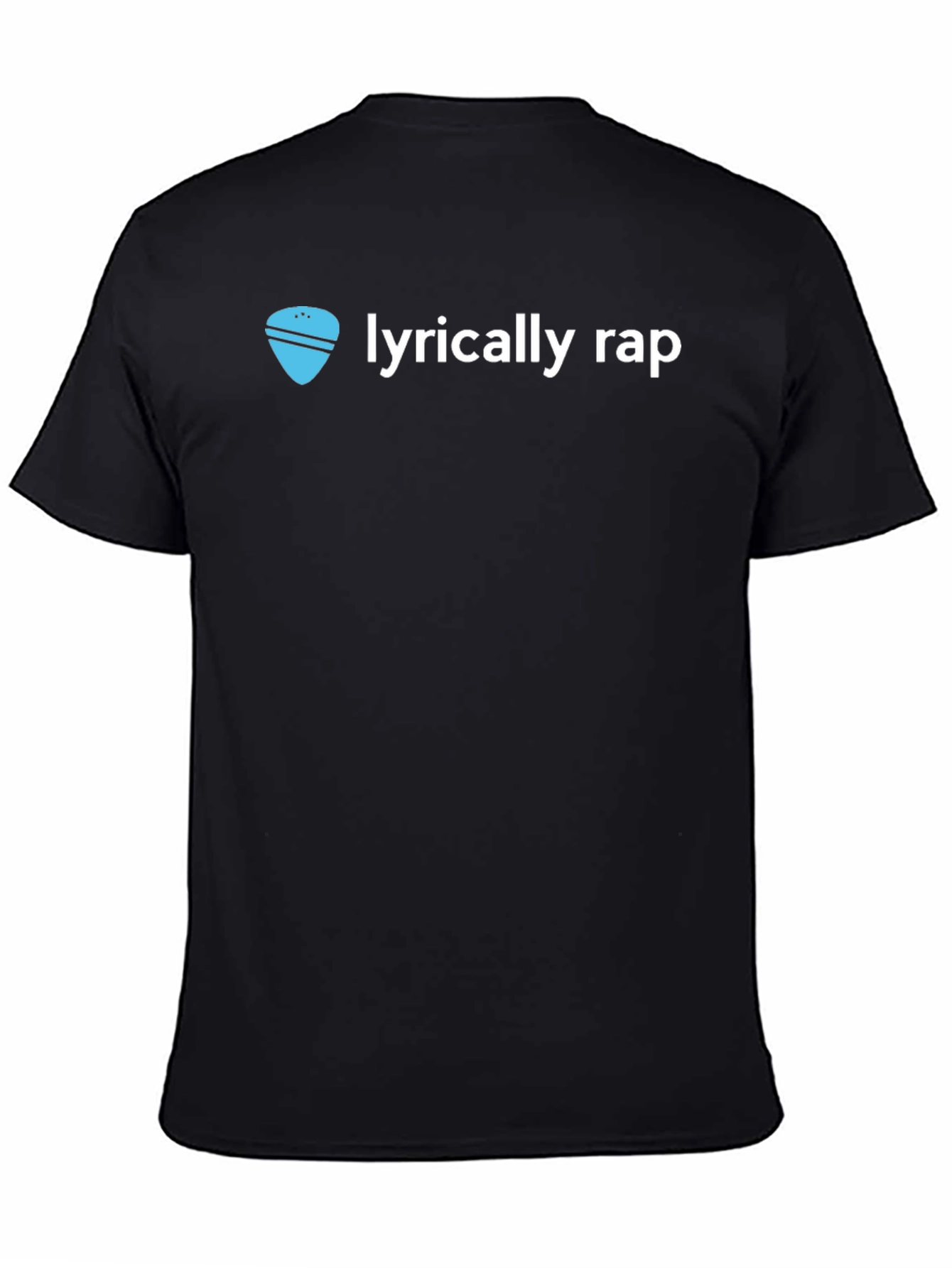 Lyrically Rap Black Graphic T-Shirt