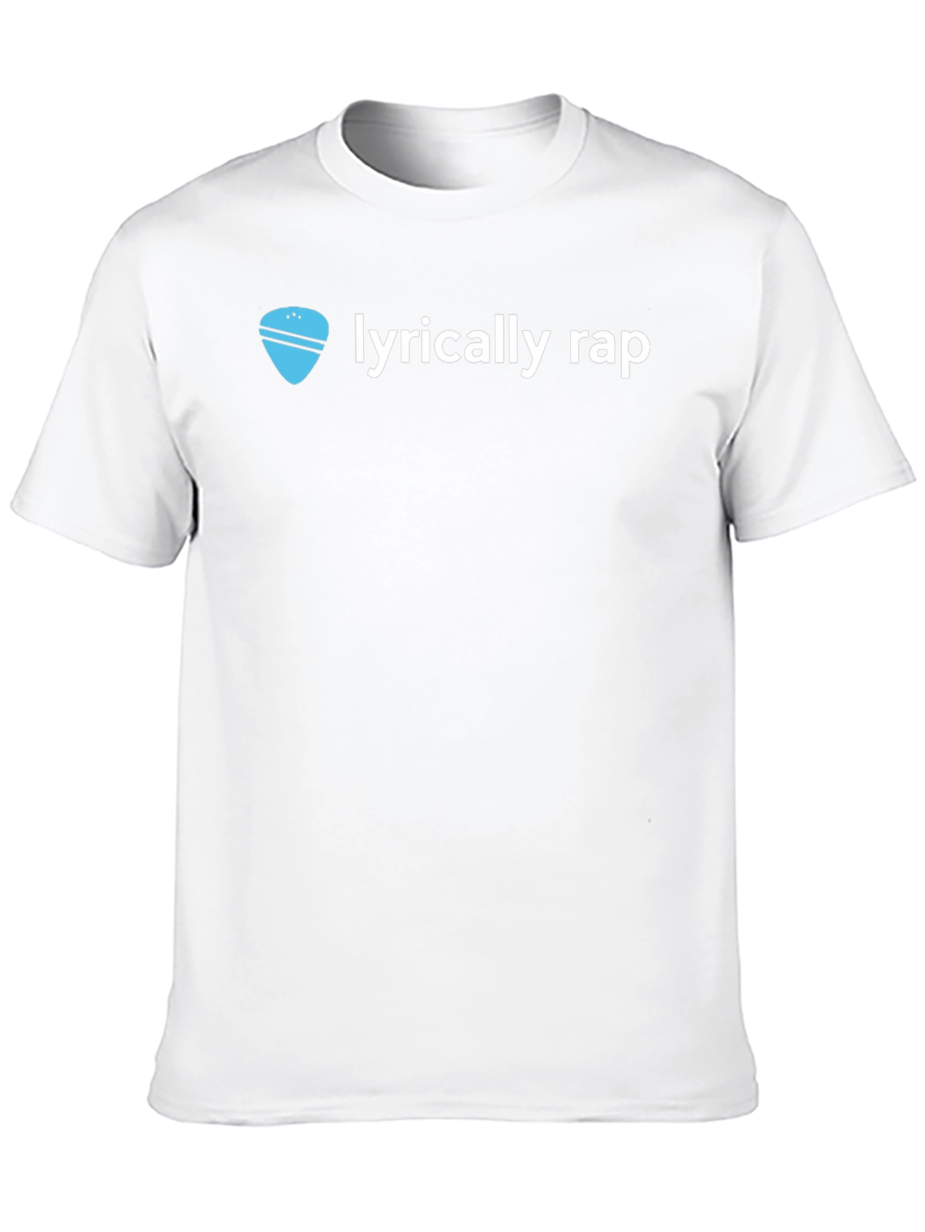 Lyrically Rap Black Graphic T-Shirt