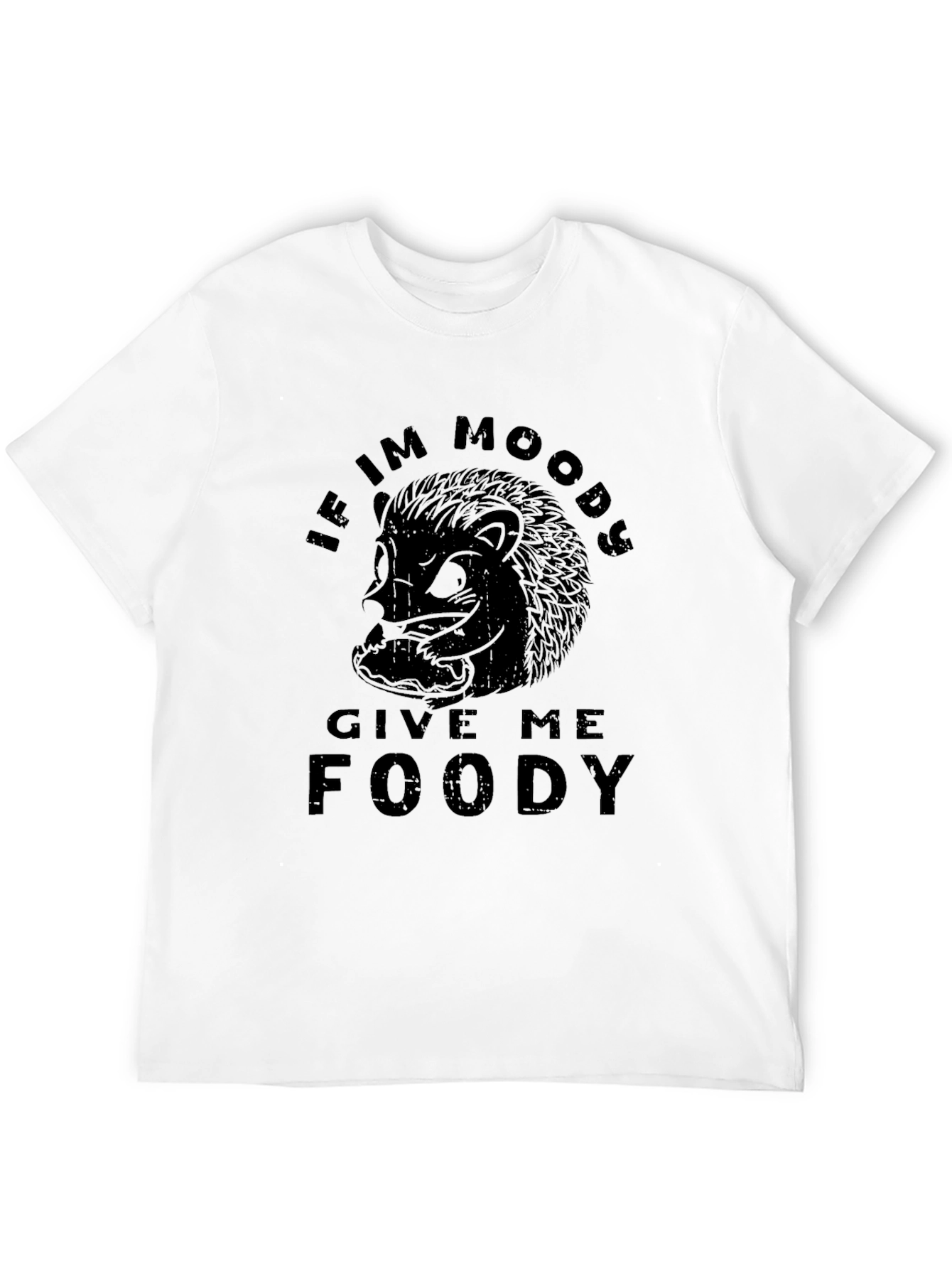 Moody Hedgehog Graphic T-Shirt