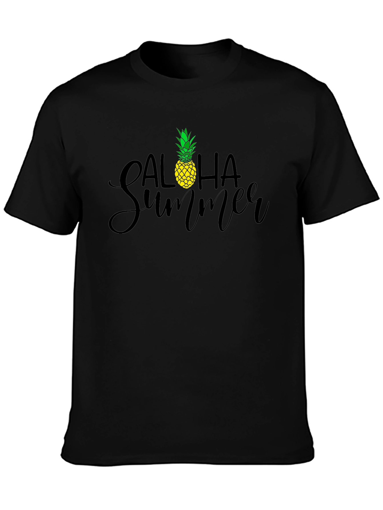 Aloha Summer Graphic Tee - Pineapple Design