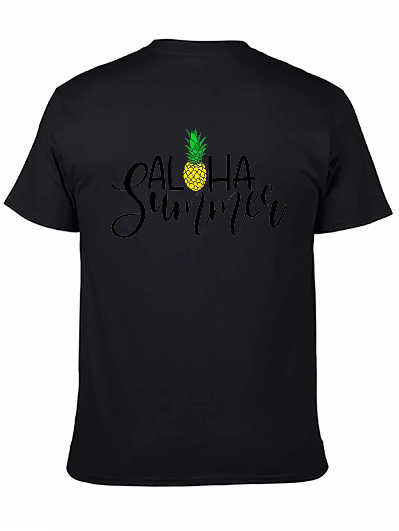 Aloha Summer Graphic Tee - Pineapple Design