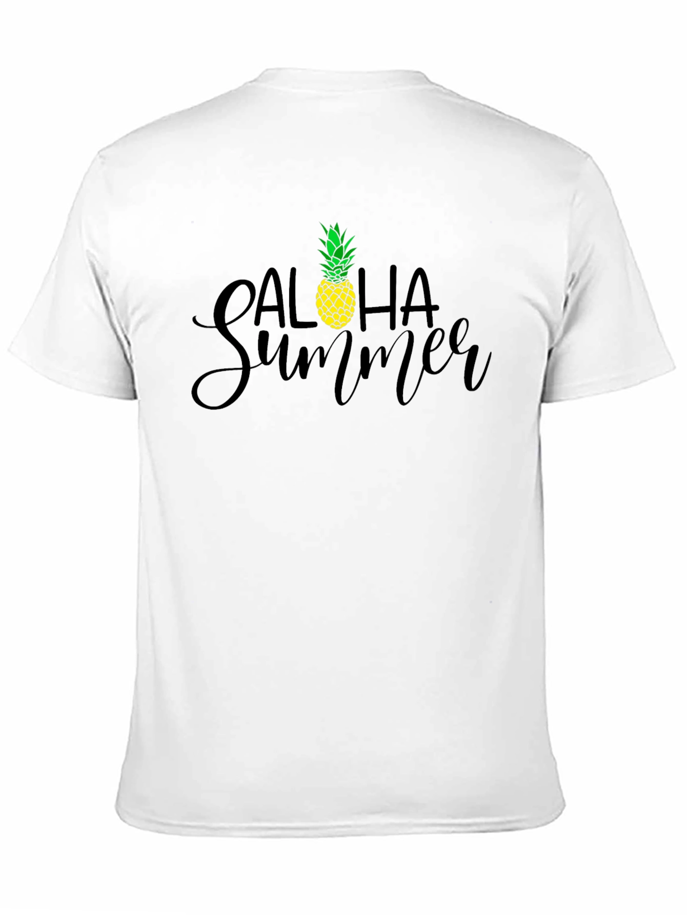 Aloha Summer Graphic Tee - Pineapple Design