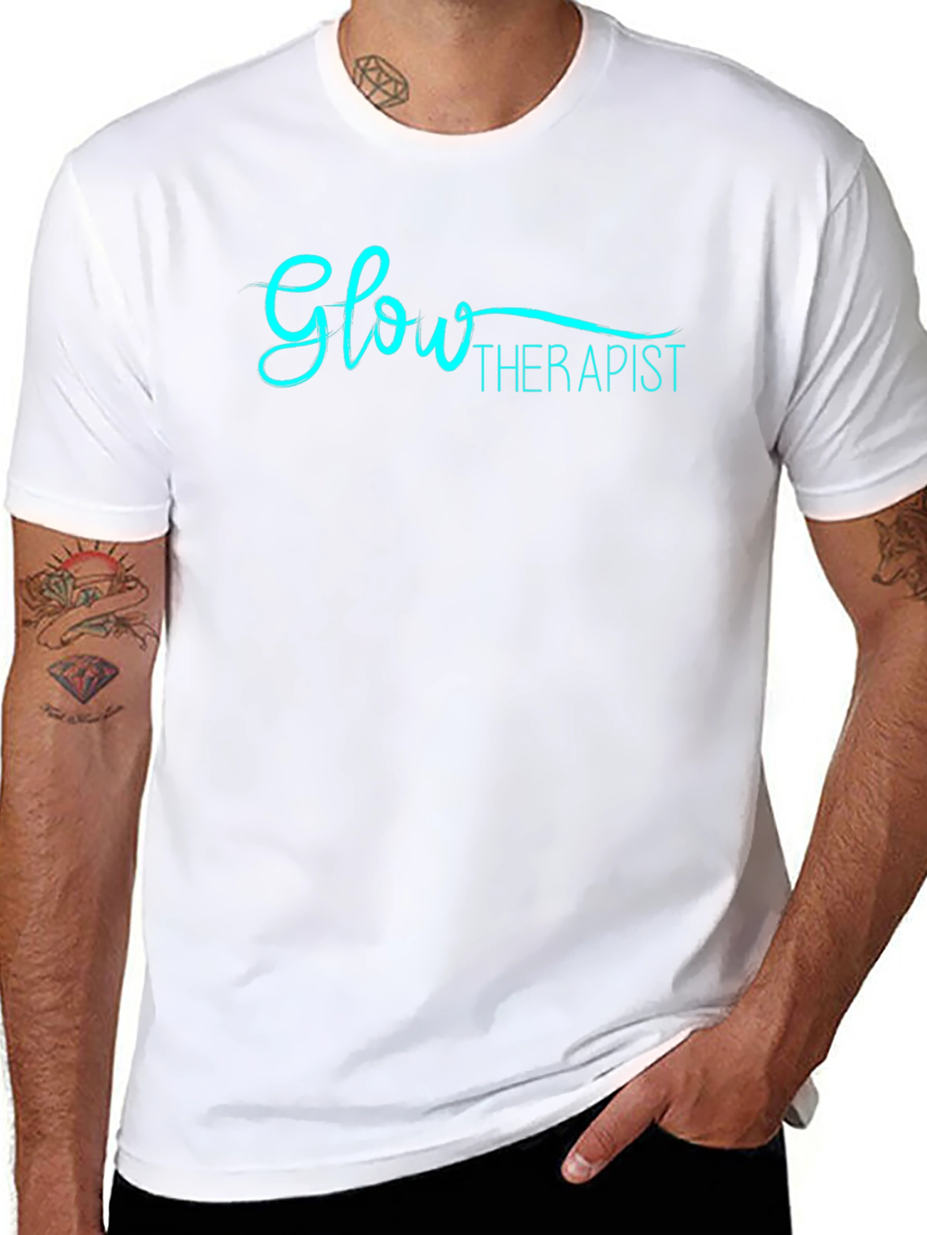 Glow Therapist Black T-Shirt