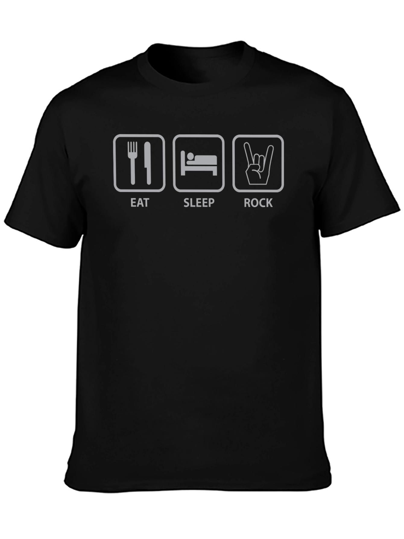 Eat Sleep Rock T-Shirt - Funny Music Lover Tee