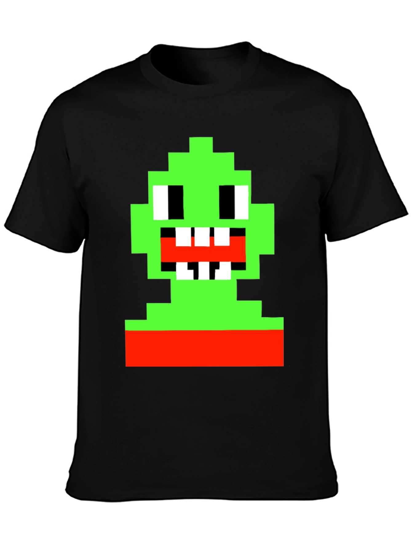 Pixel Monster Graphic Tee - Retro Gamer Style
