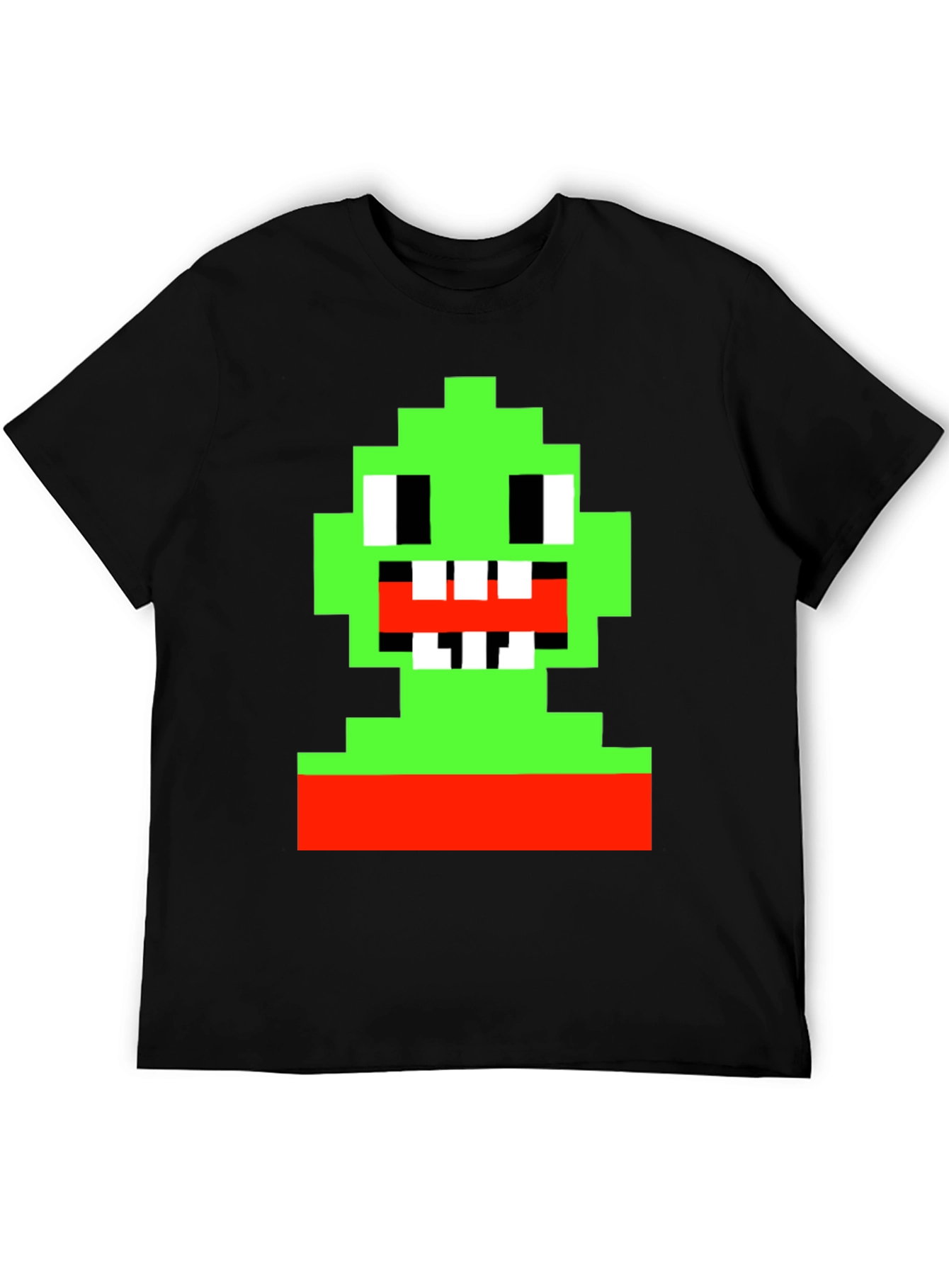 Pixel Monster Graphic Tee - Retro Gamer Style