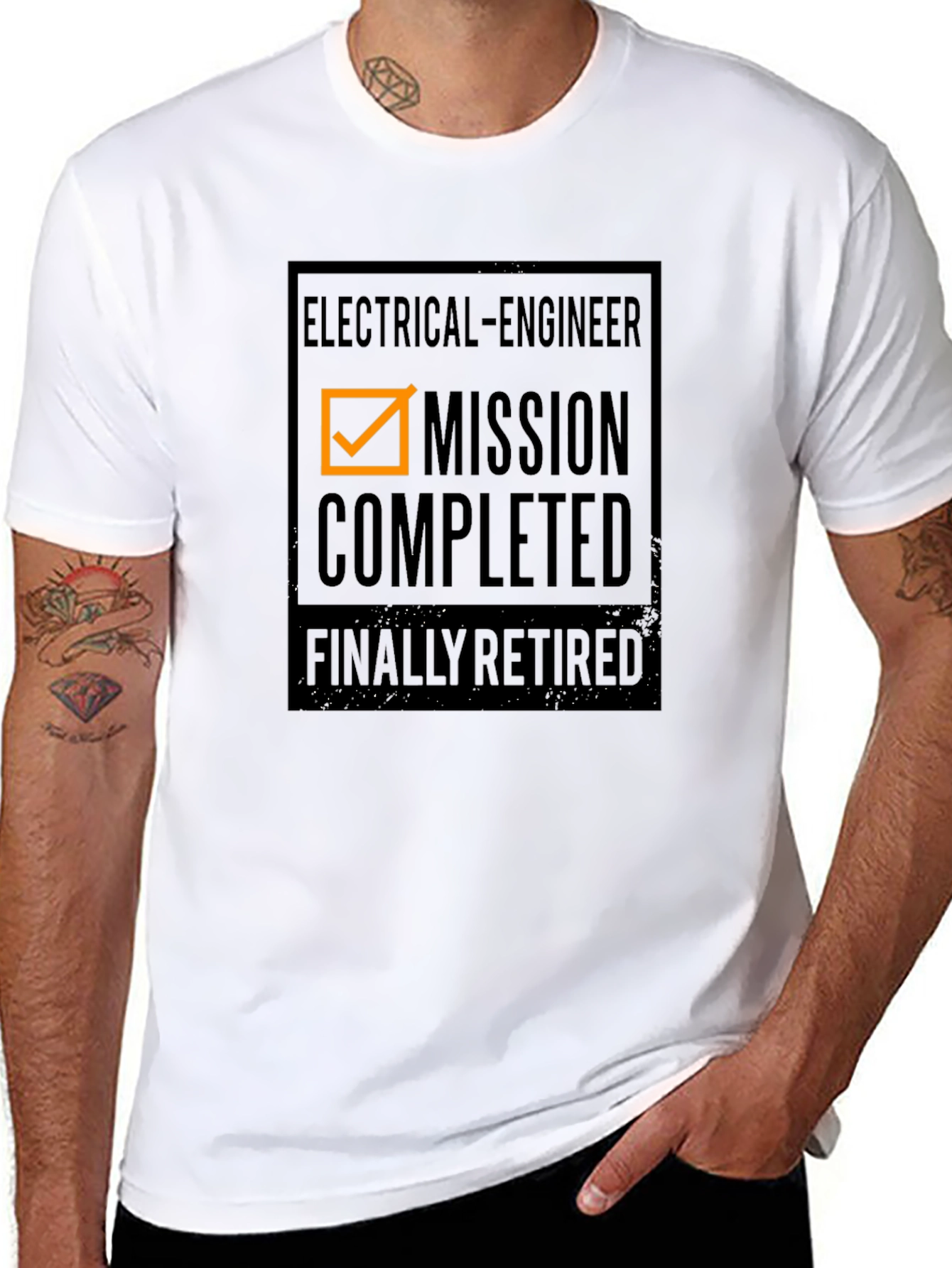 Electrical Engineer Mission Completed Retired T-Shirt