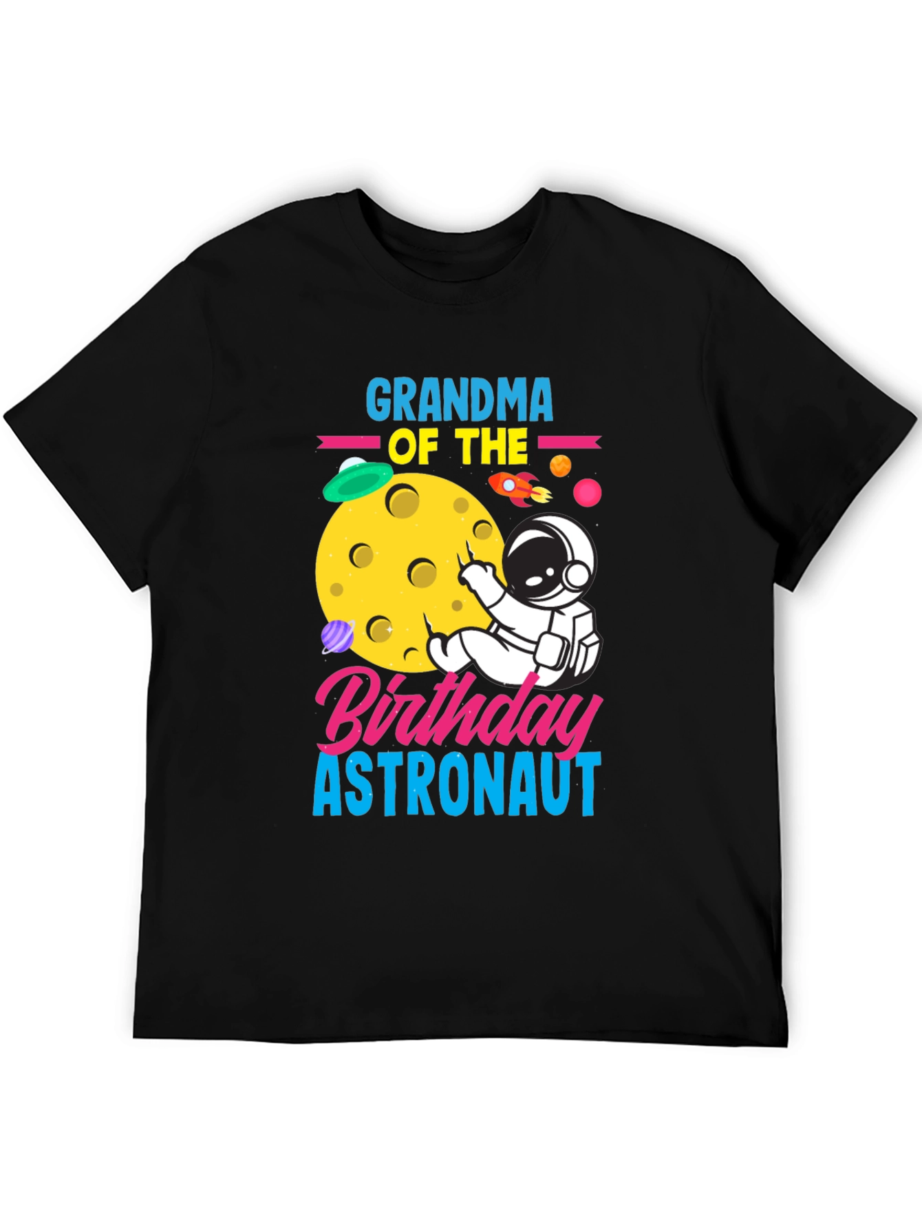 Grandma of the Birthday Astronaut T-Shirt