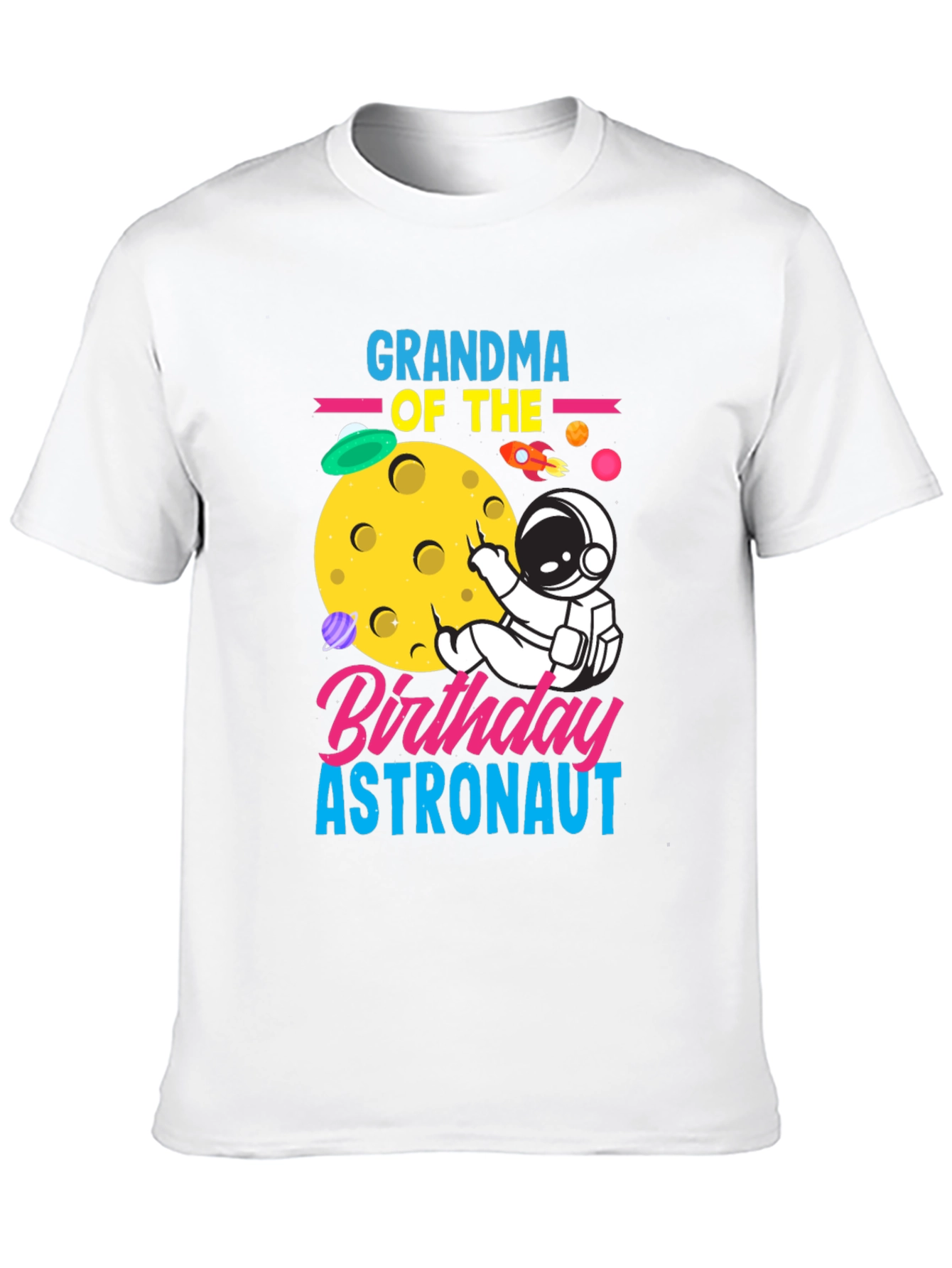 Grandma of the Birthday Astronaut T-Shirt
