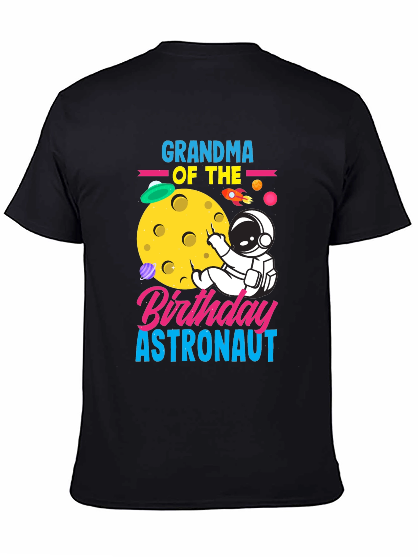Grandma of the Birthday Astronaut T-Shirt