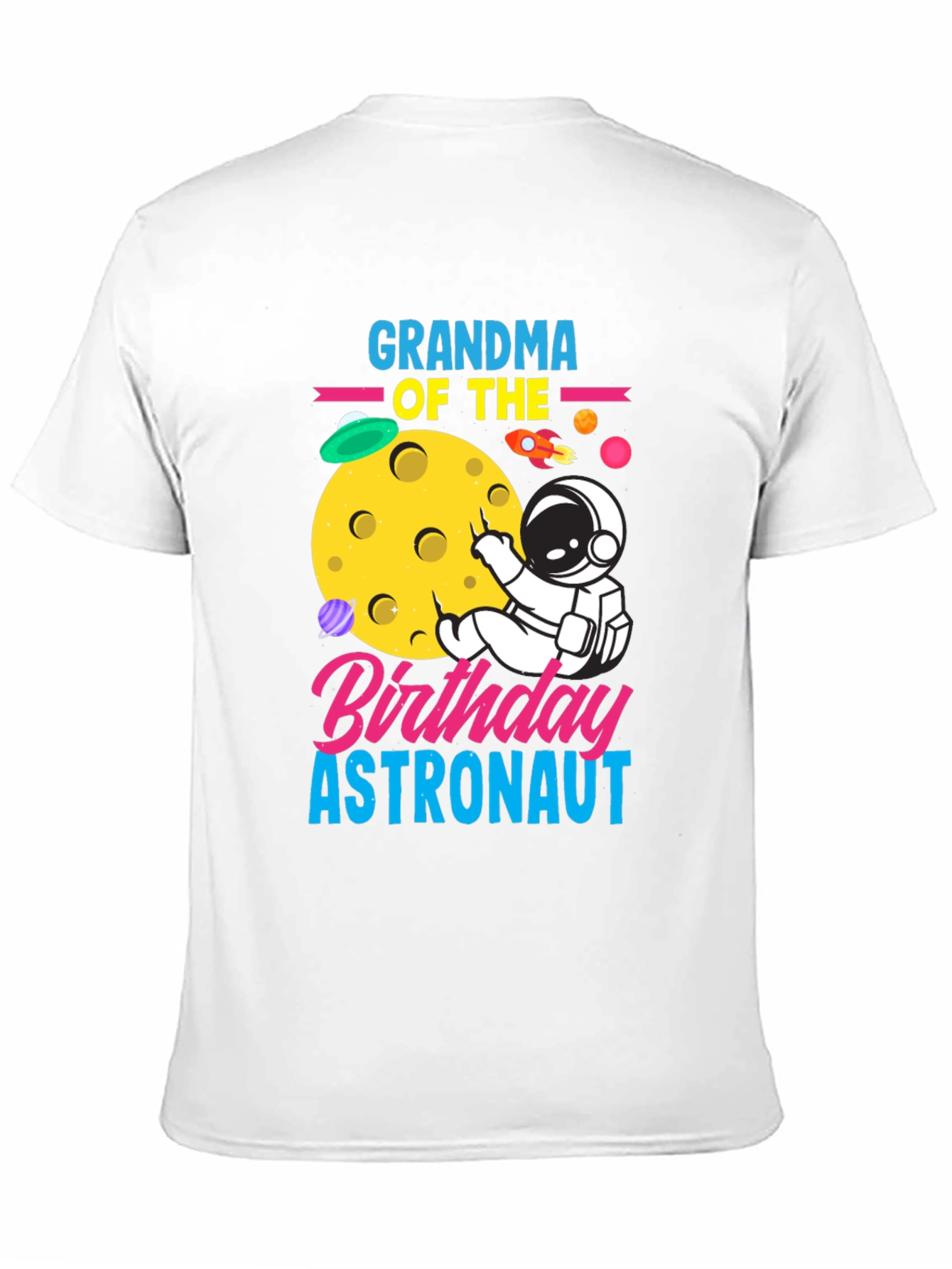Grandma of the Birthday Astronaut T-Shirt