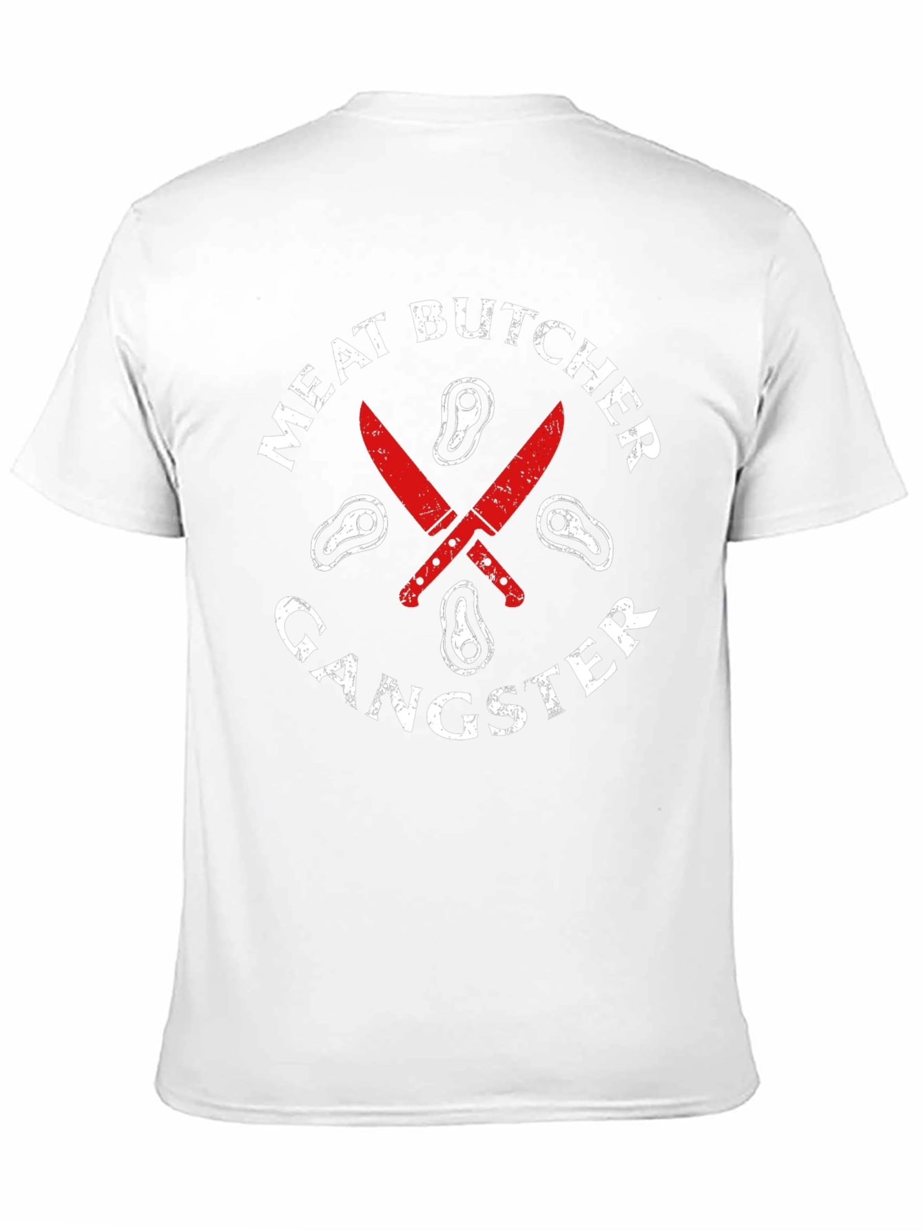 Meat Butcher Gangster Graphic T-Shirt