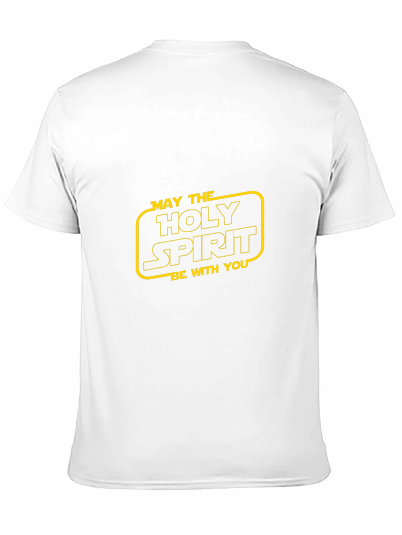 Holy Spirit Star Wars Style Black T-Shirt