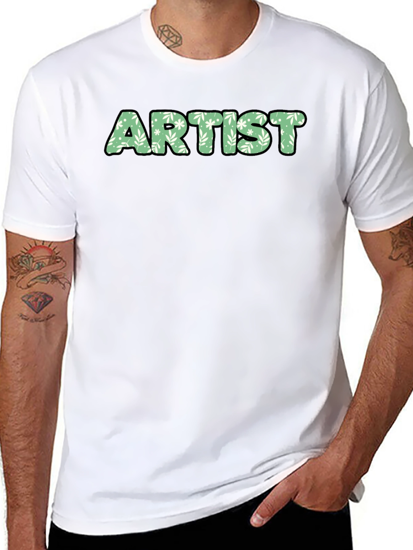 Floral Artist Graphic Tee