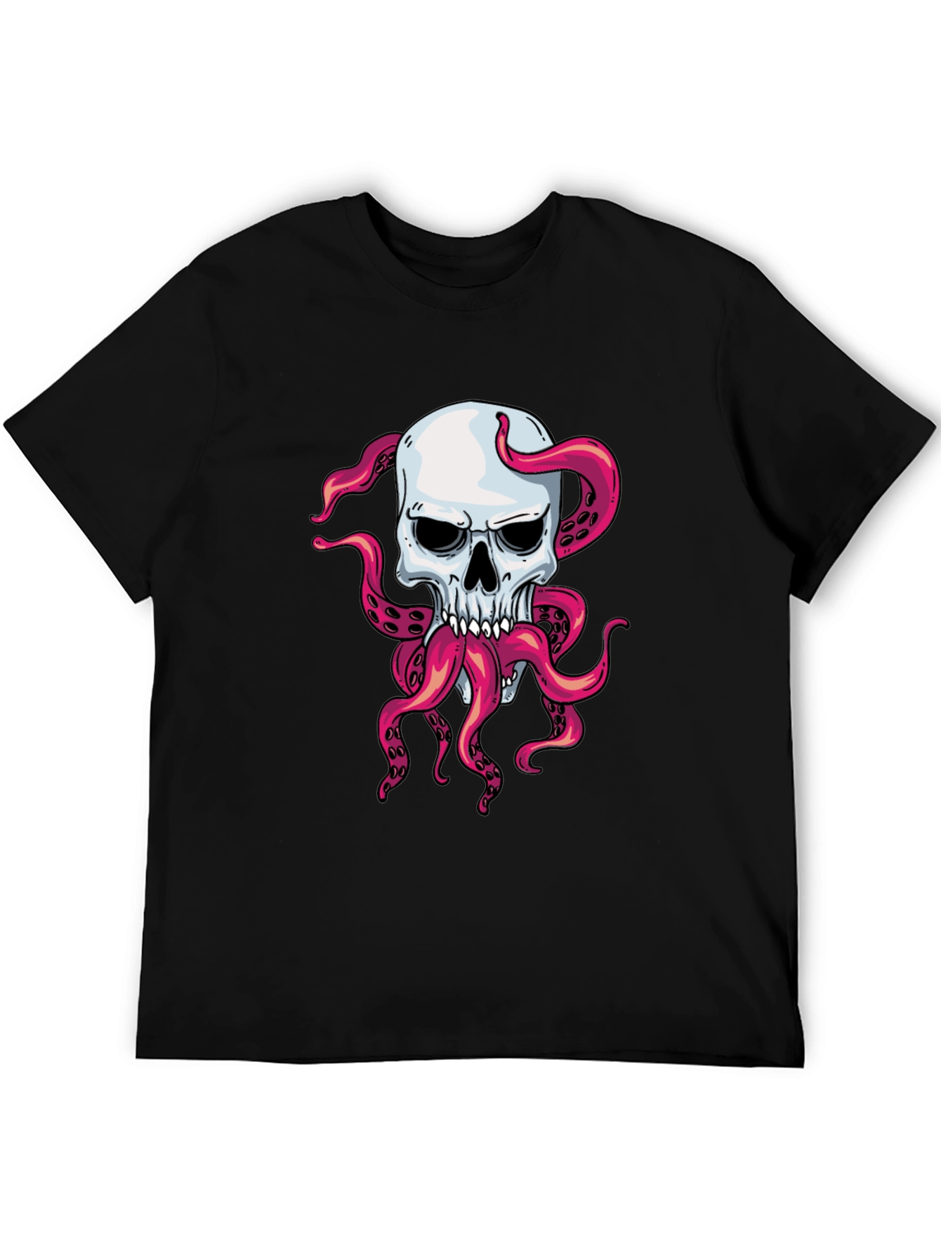 Skull Octopus Graphic T-Shirt