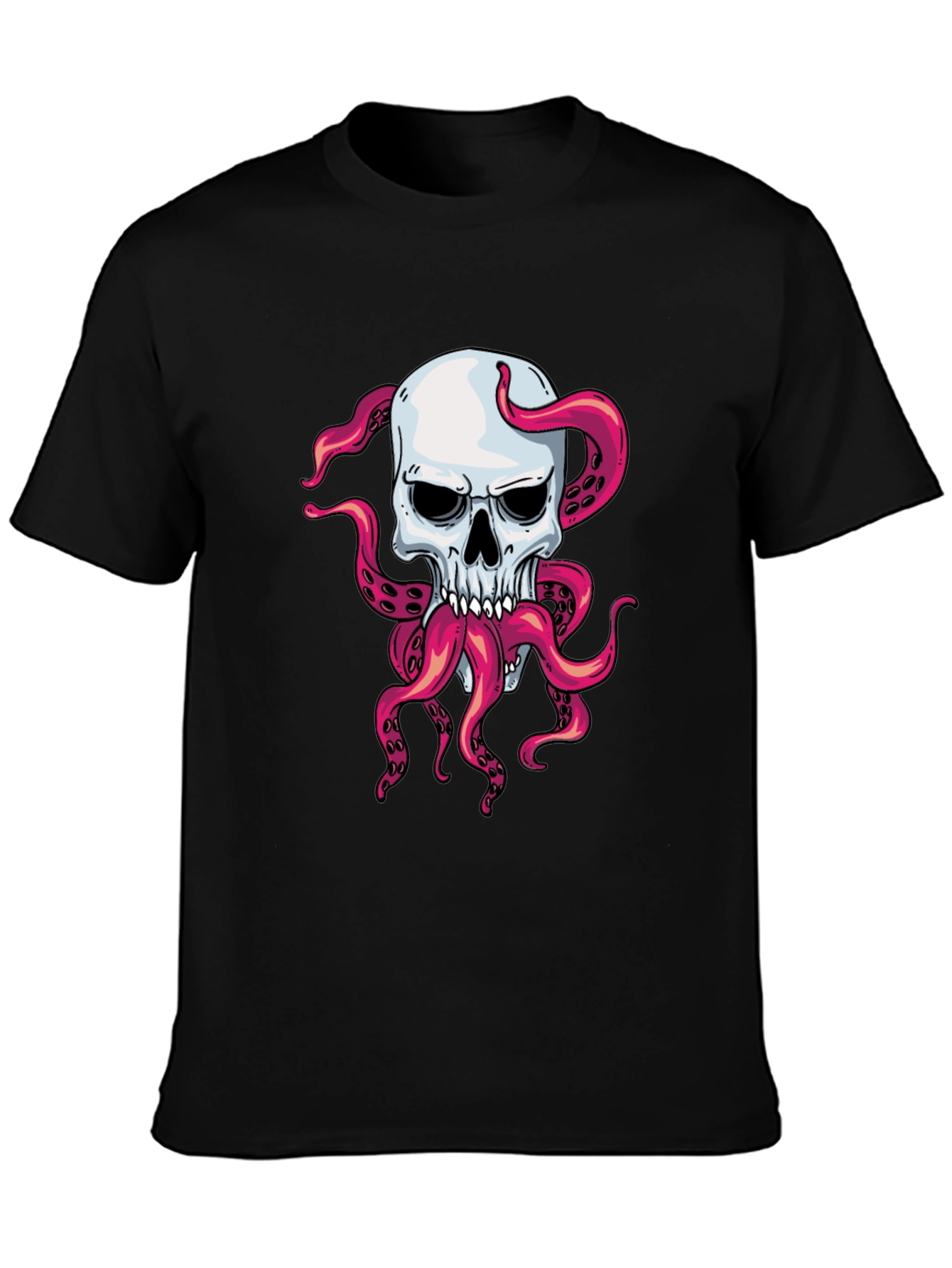 Skull Octopus Graphic T-Shirt