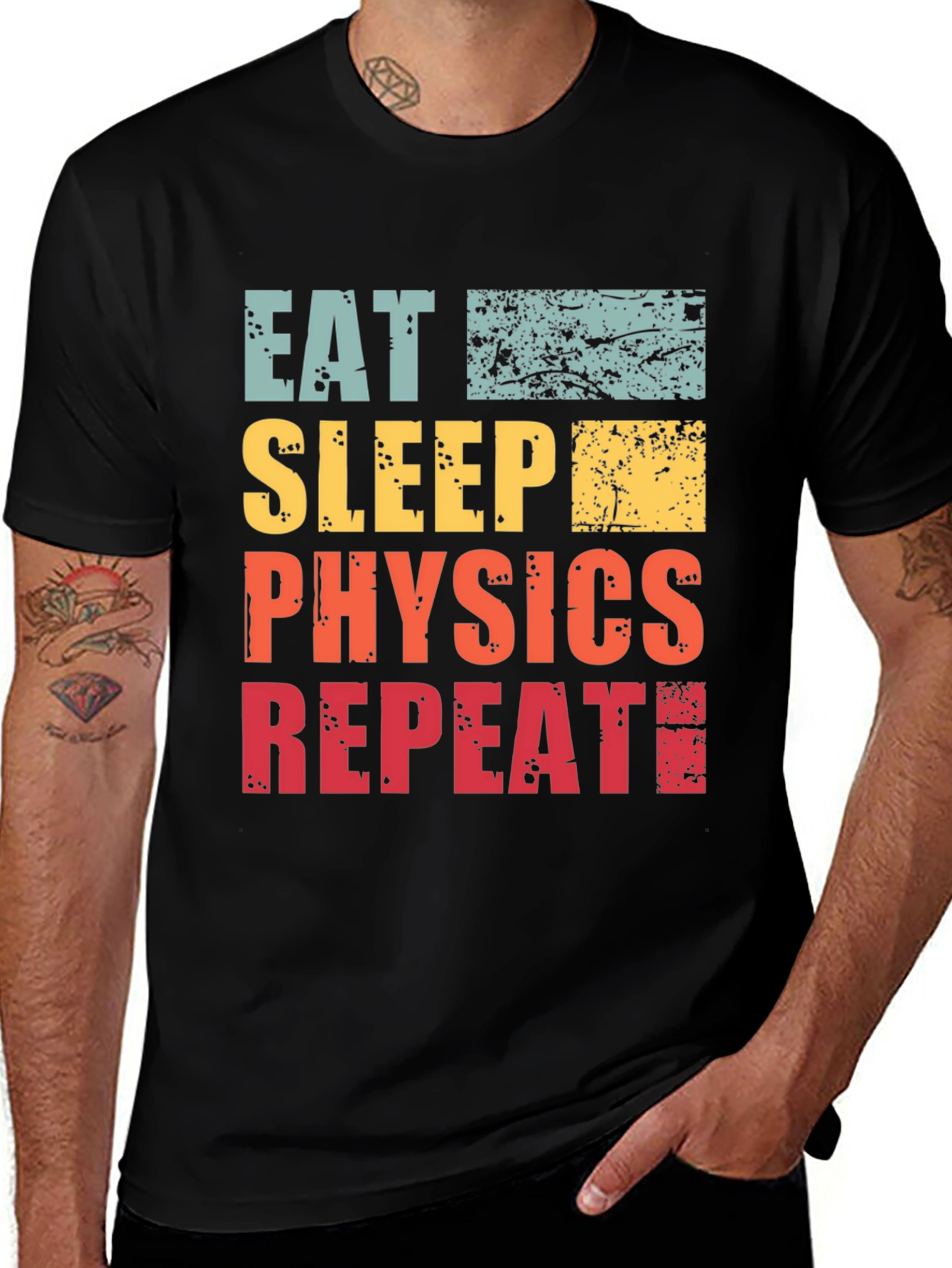 Eat Sleep Physics Repeat T-Shirt