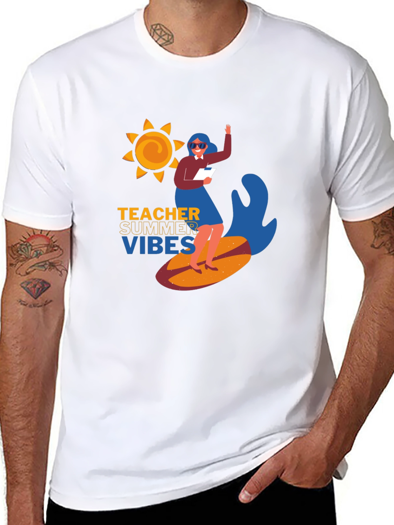 Teacher Summer Vibes Graphic Tee