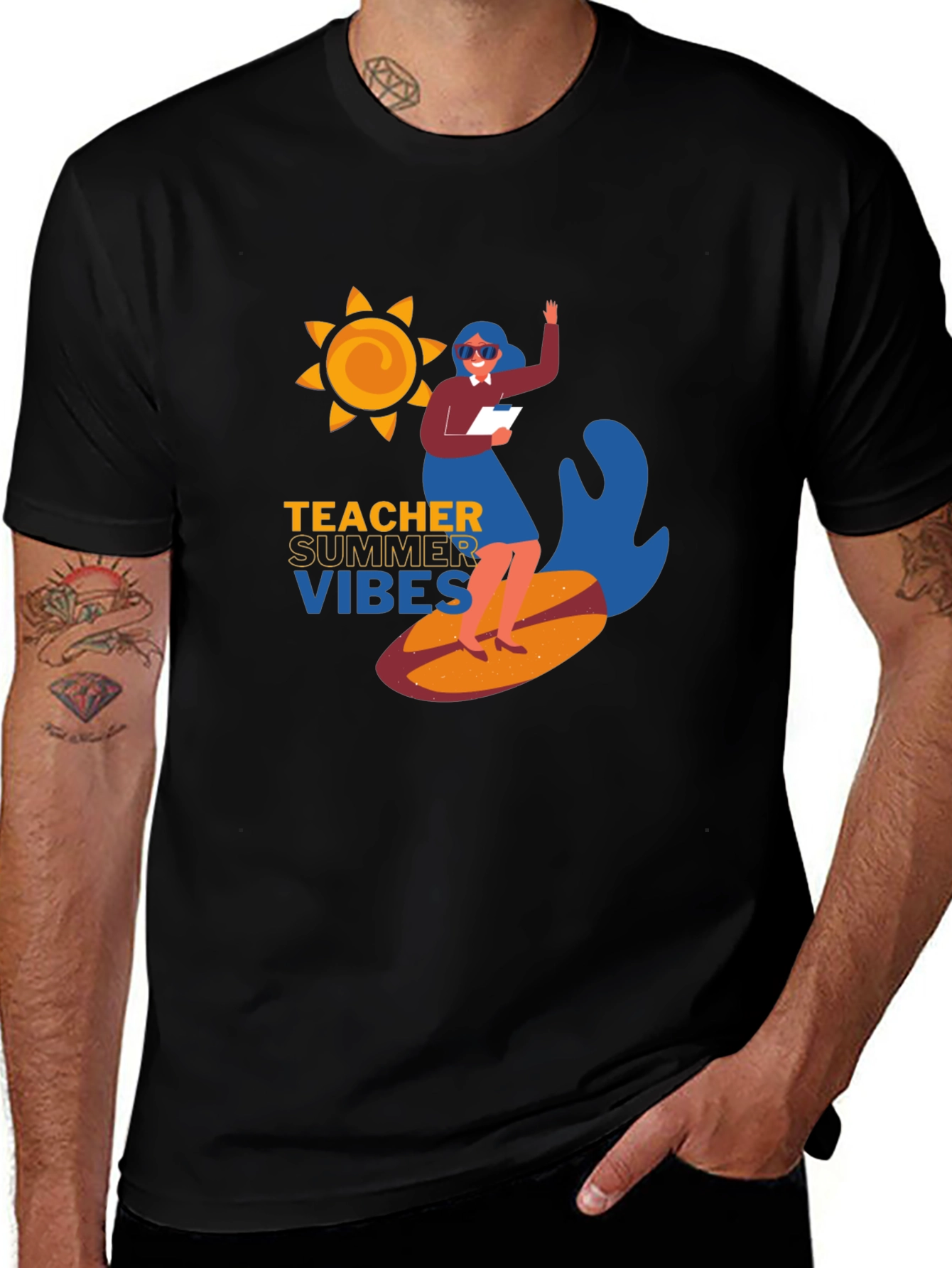 Teacher Summer Vibes Graphic Tee
