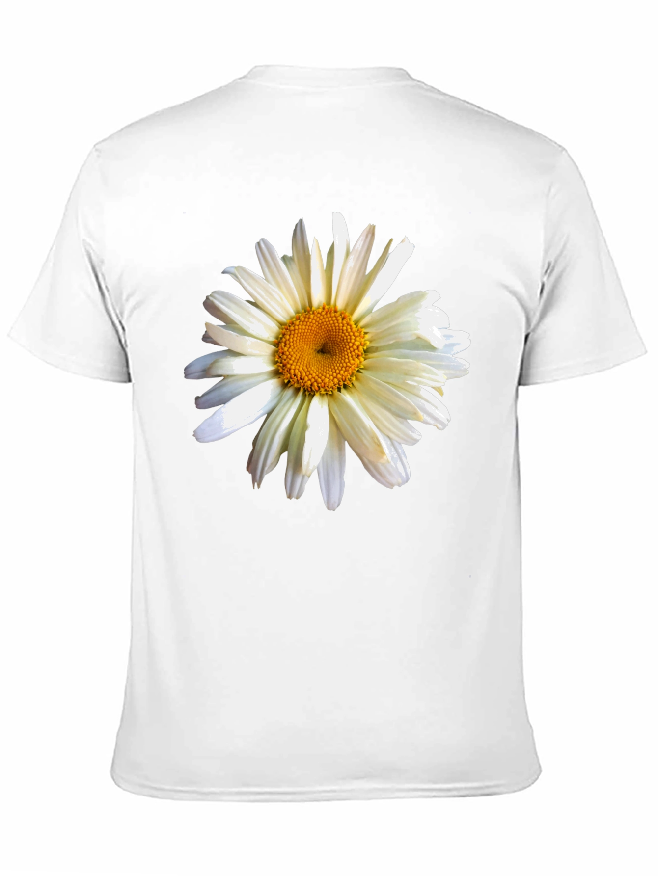 Daisy Graphic Print Black Tee