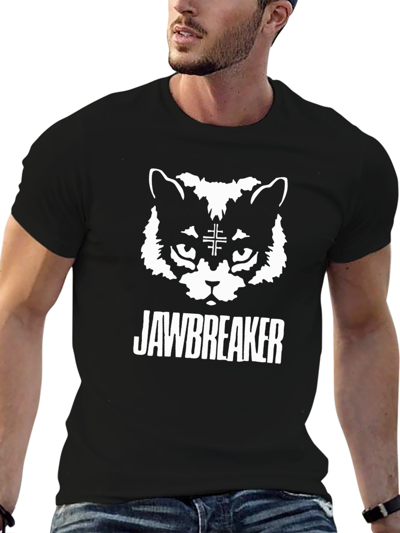 Jawbreaker Cat Graphic Tee - Classic Rock Band T-Shirt