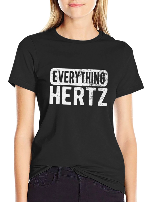 Everything Hertz Black Graphic Tee
