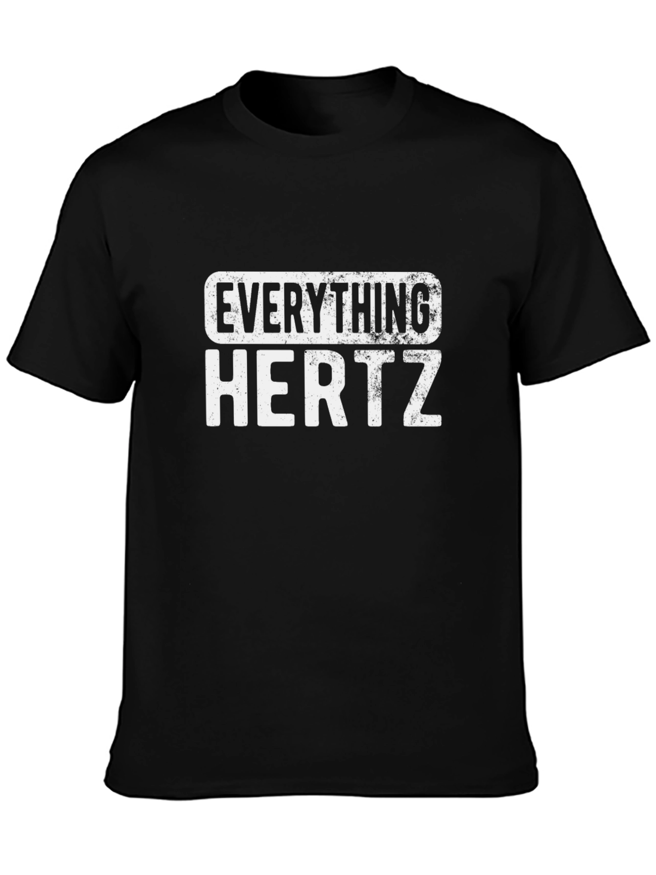 Everything Hertz Black Graphic Tee
