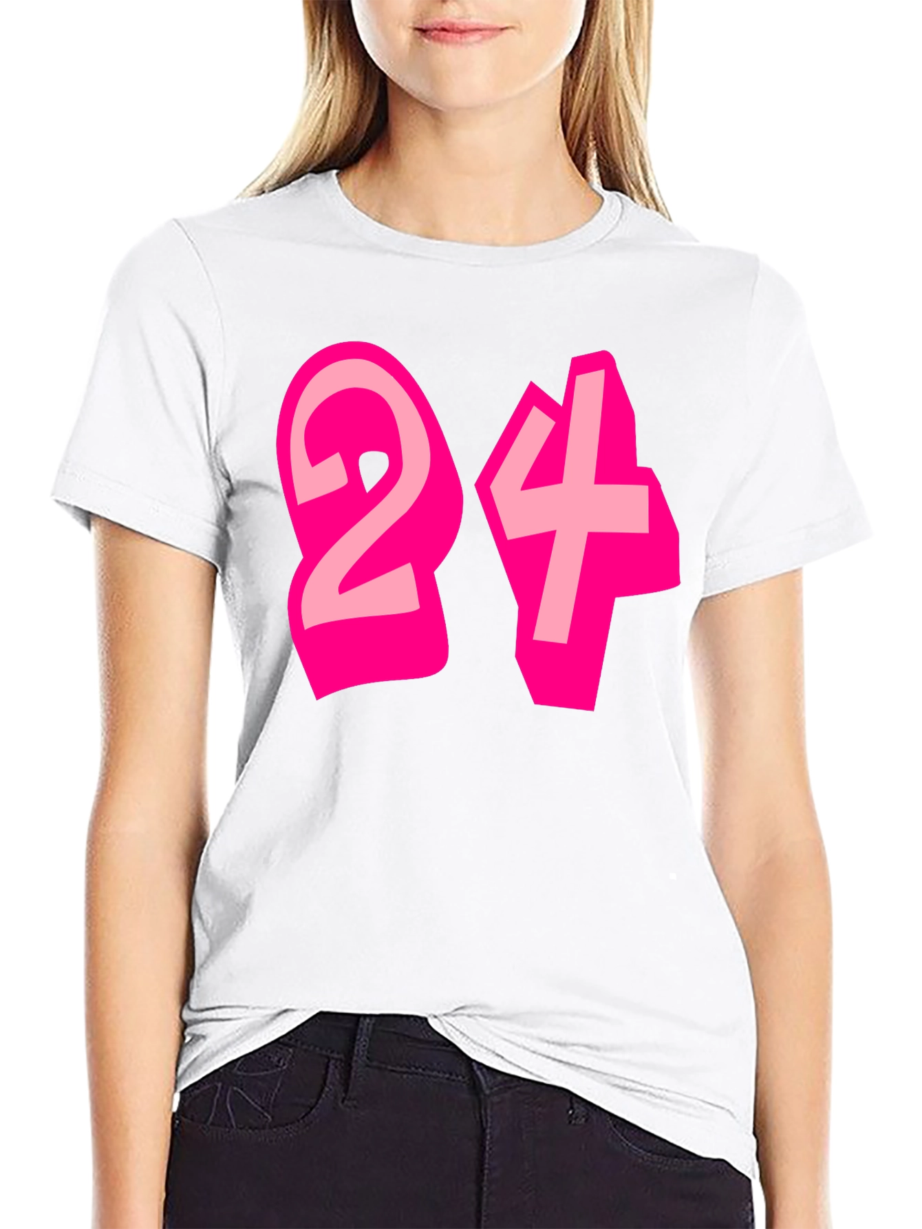 24 Graphic Tee - Bold & Fun Design
