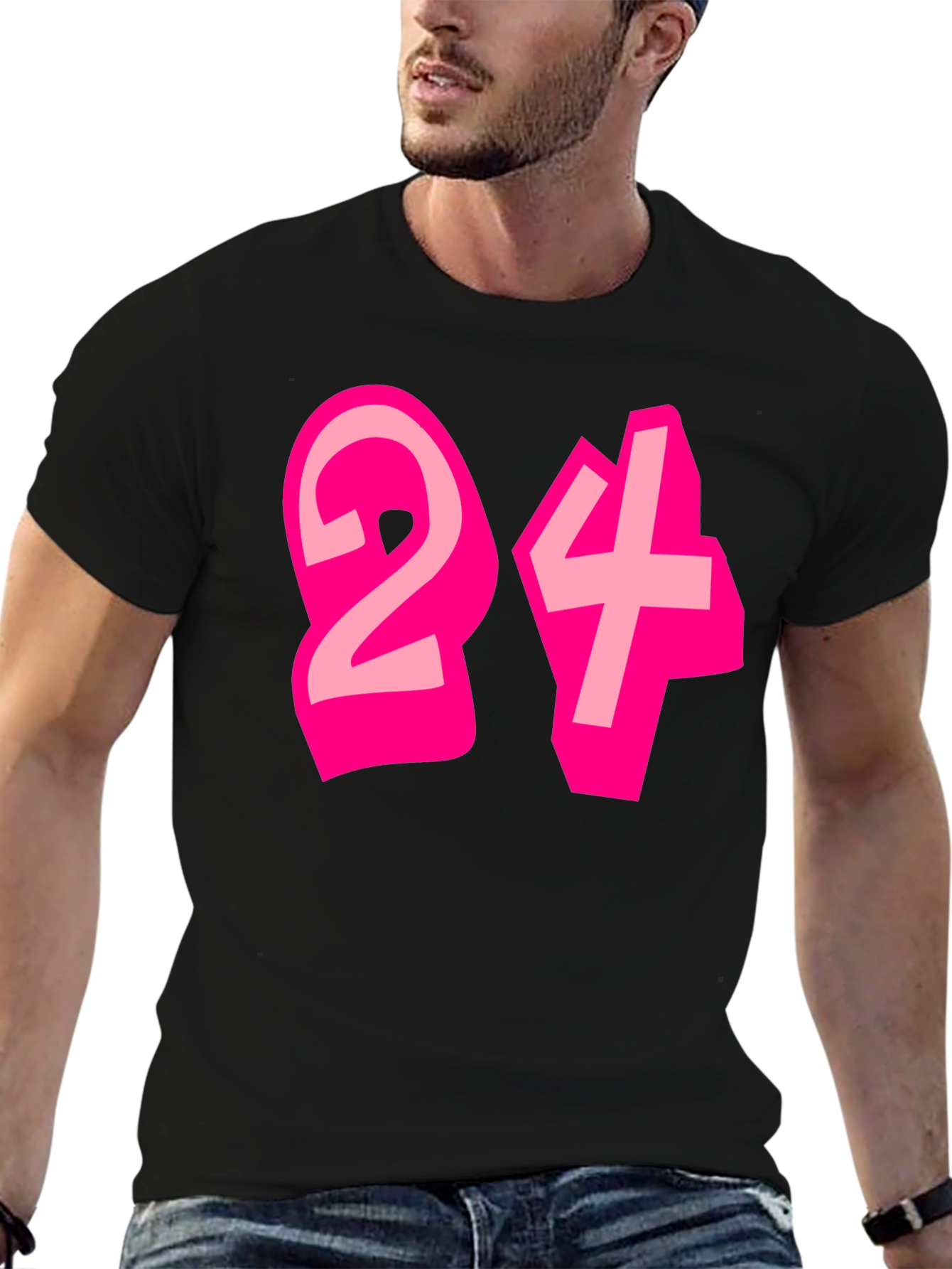 24 Graphic Tee - Bold & Fun Design
