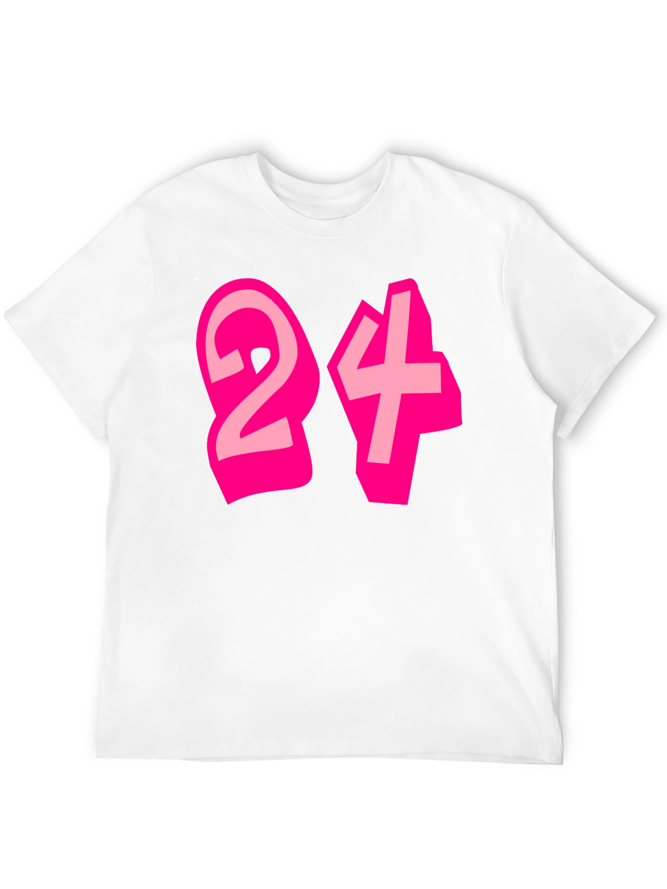 24 Graphic Tee - Bold & Fun Design