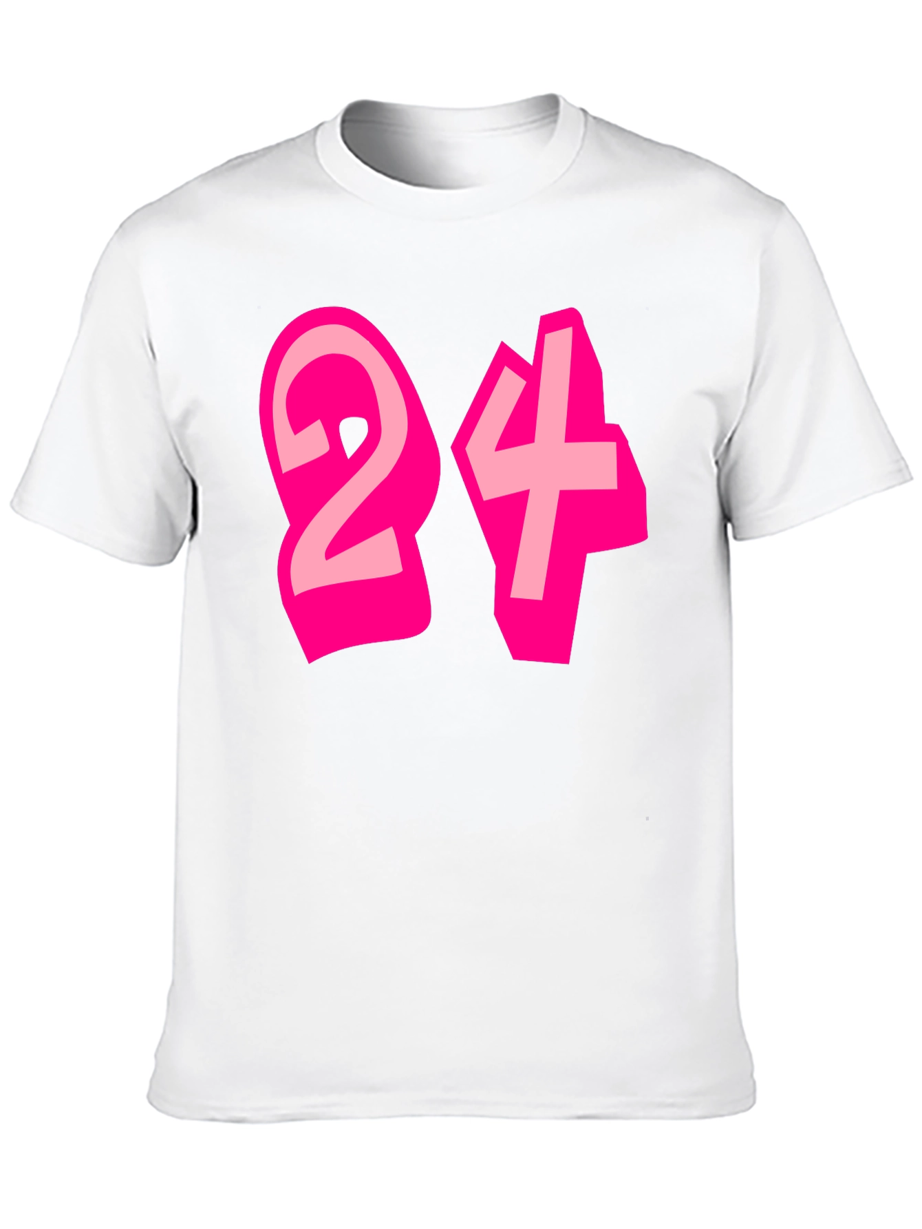 24 Graphic Tee - Bold & Fun Design