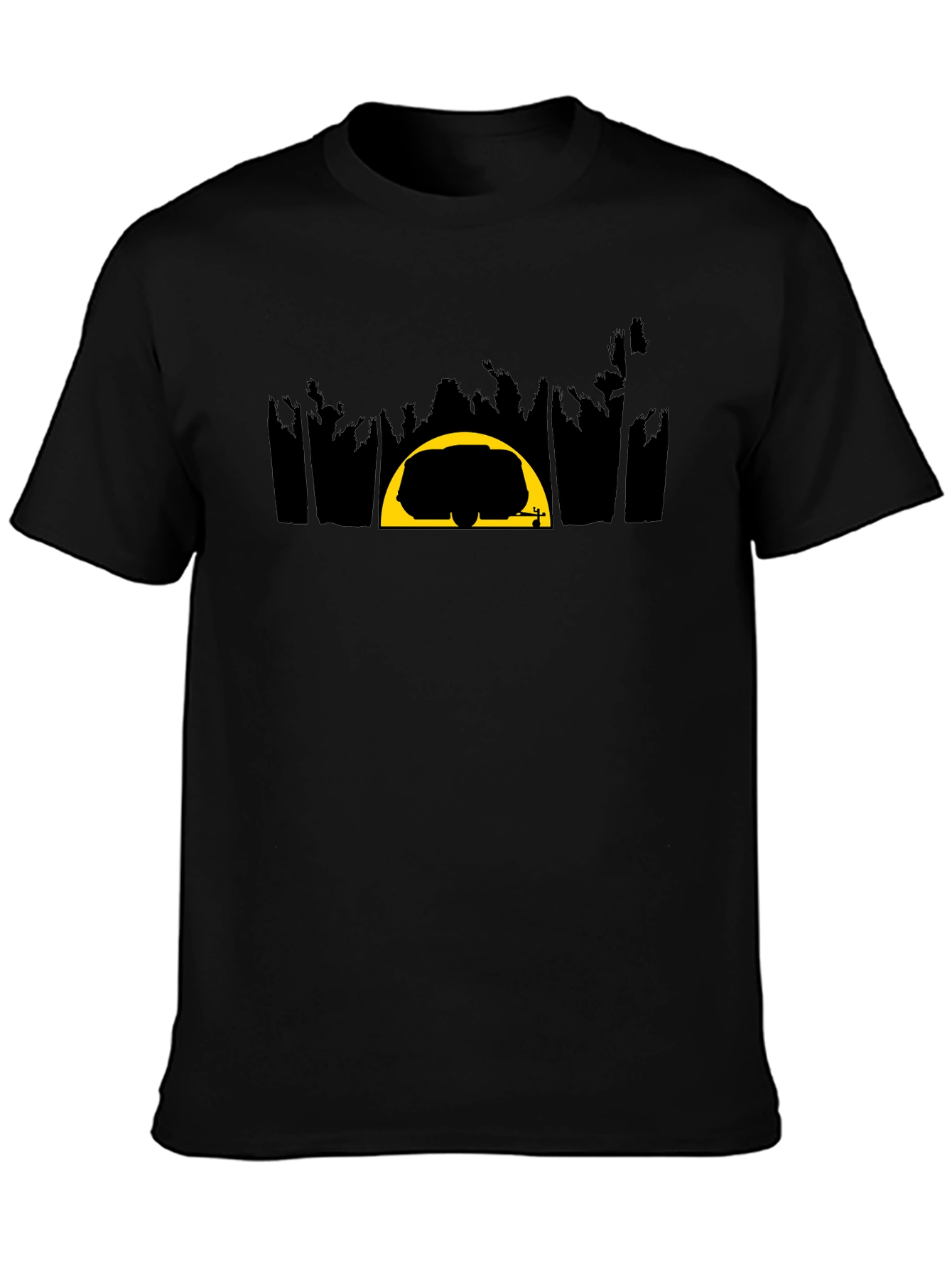 Camper Silhouette Black T-Shirt