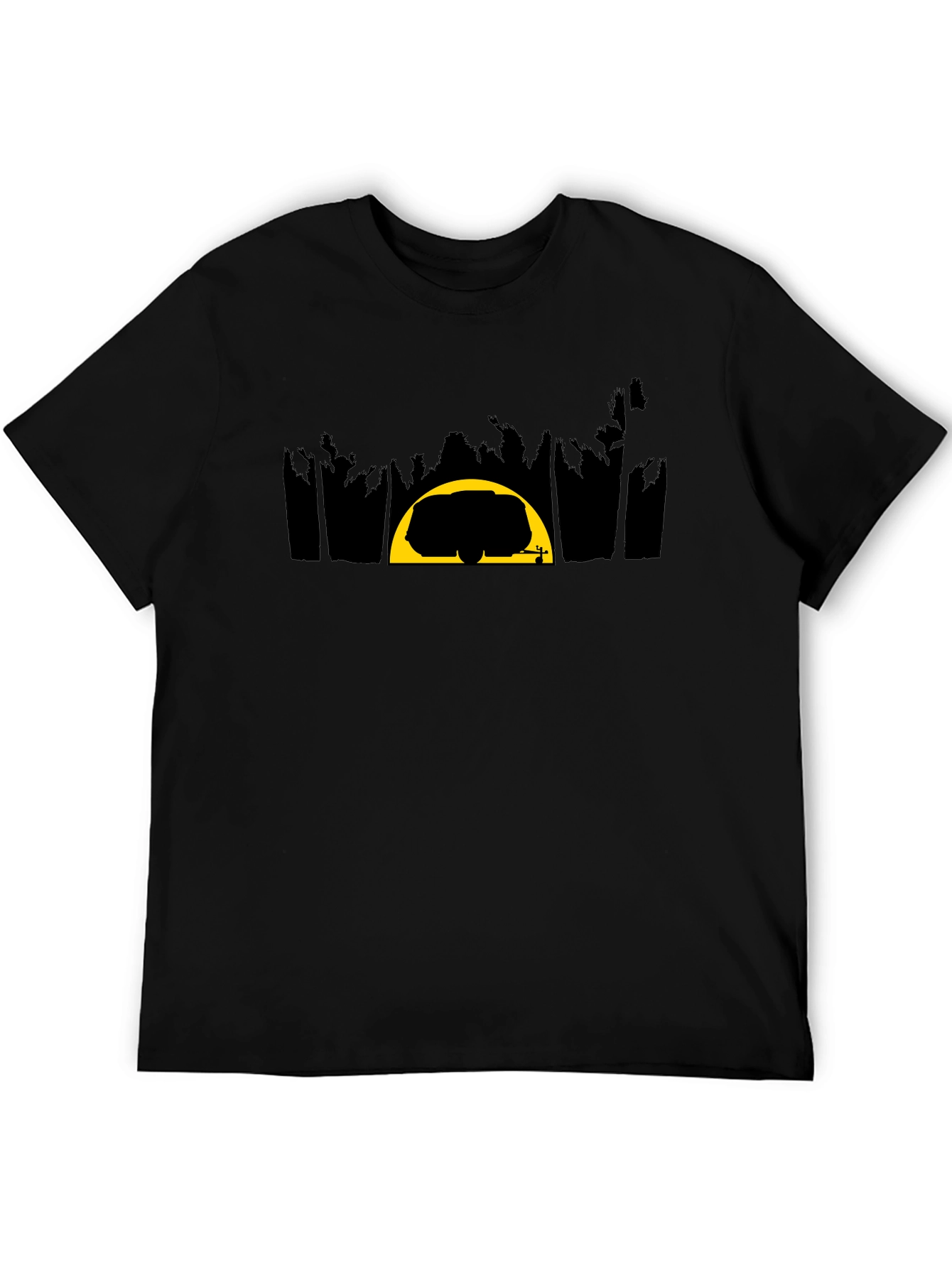Camper Silhouette Black T-Shirt
