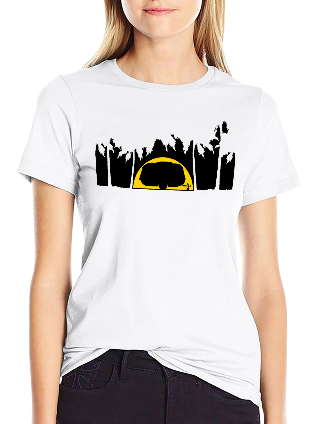 Camper Silhouette Black T-Shirt