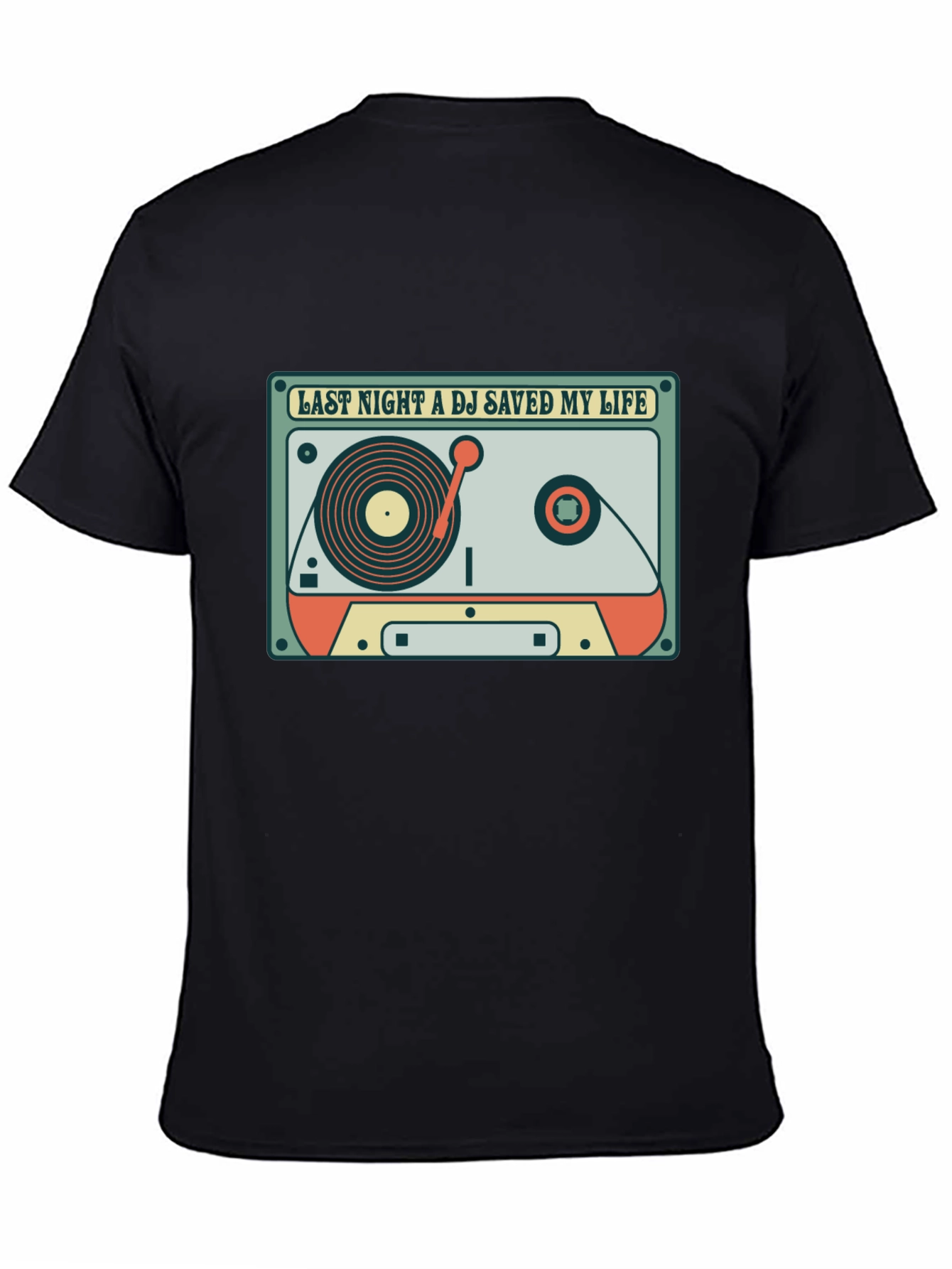 DJ Saved My Life Retro Cassette T-Shirt