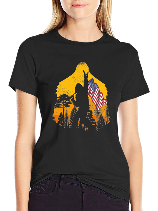 Bigfoot USA T-Shirt - Rock On!