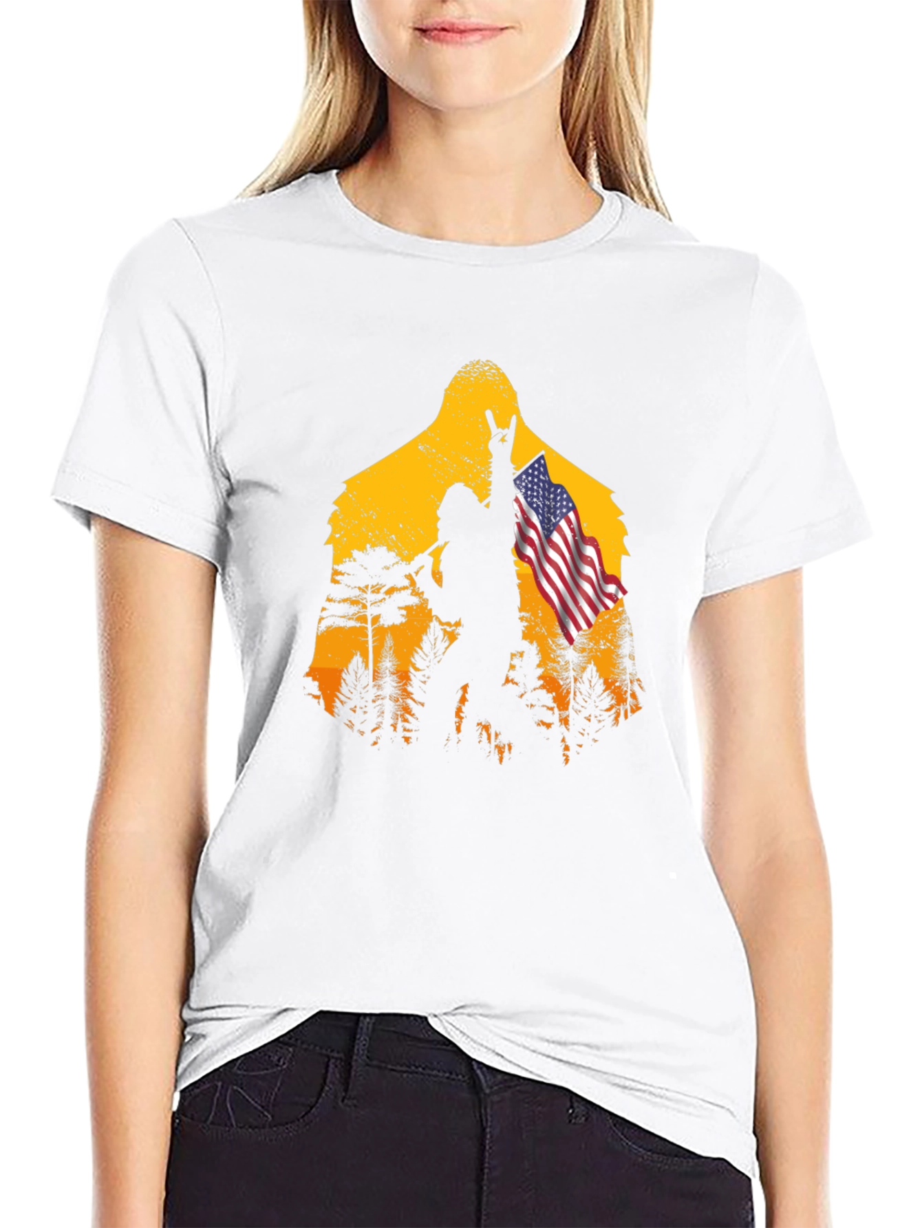 Bigfoot USA T-Shirt - Rock On!