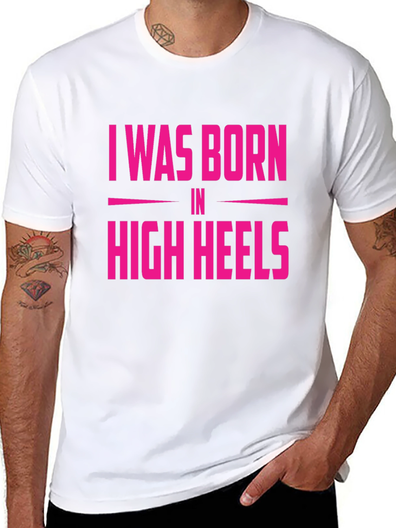 I Was Born in High Heels Graphic Tee