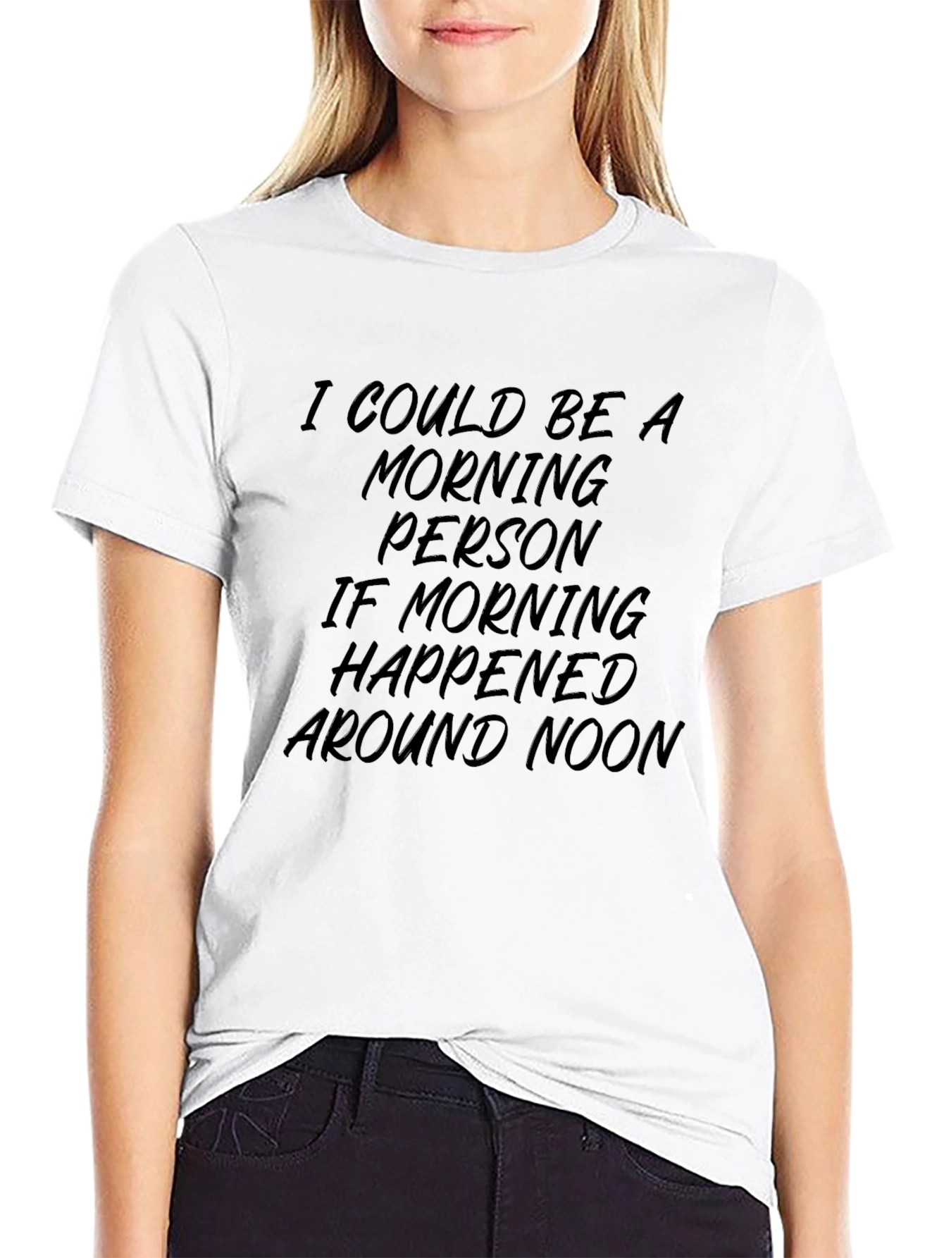 Morning Person T-Shirt - Funny Slogan Tee