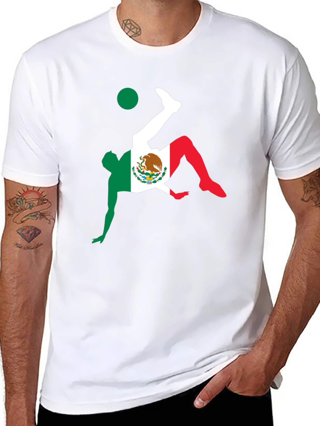Mexico Soccer Graphic Tee - Black