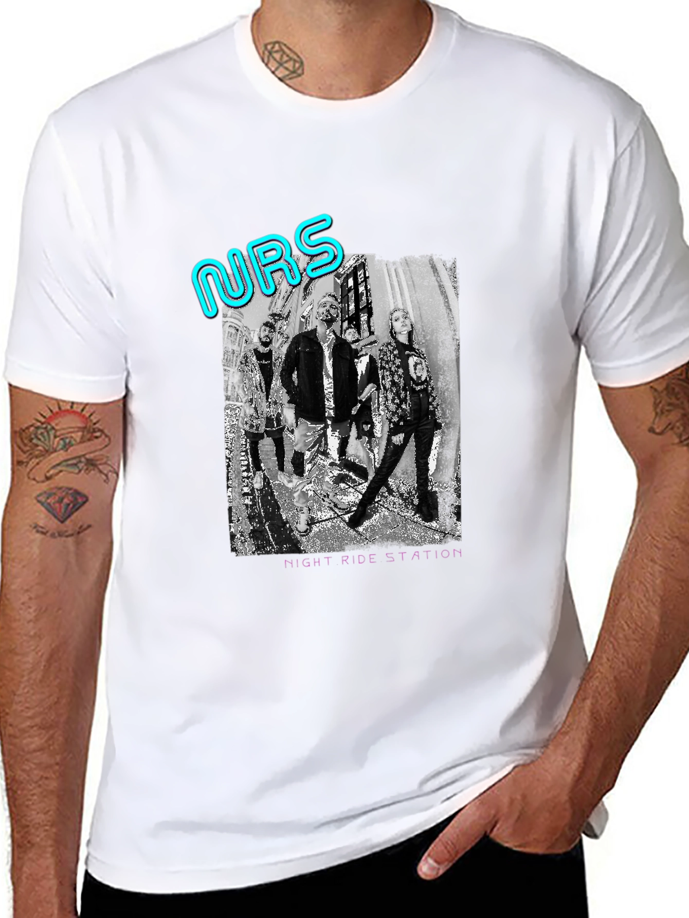 Night Riots Station Graphic Tee